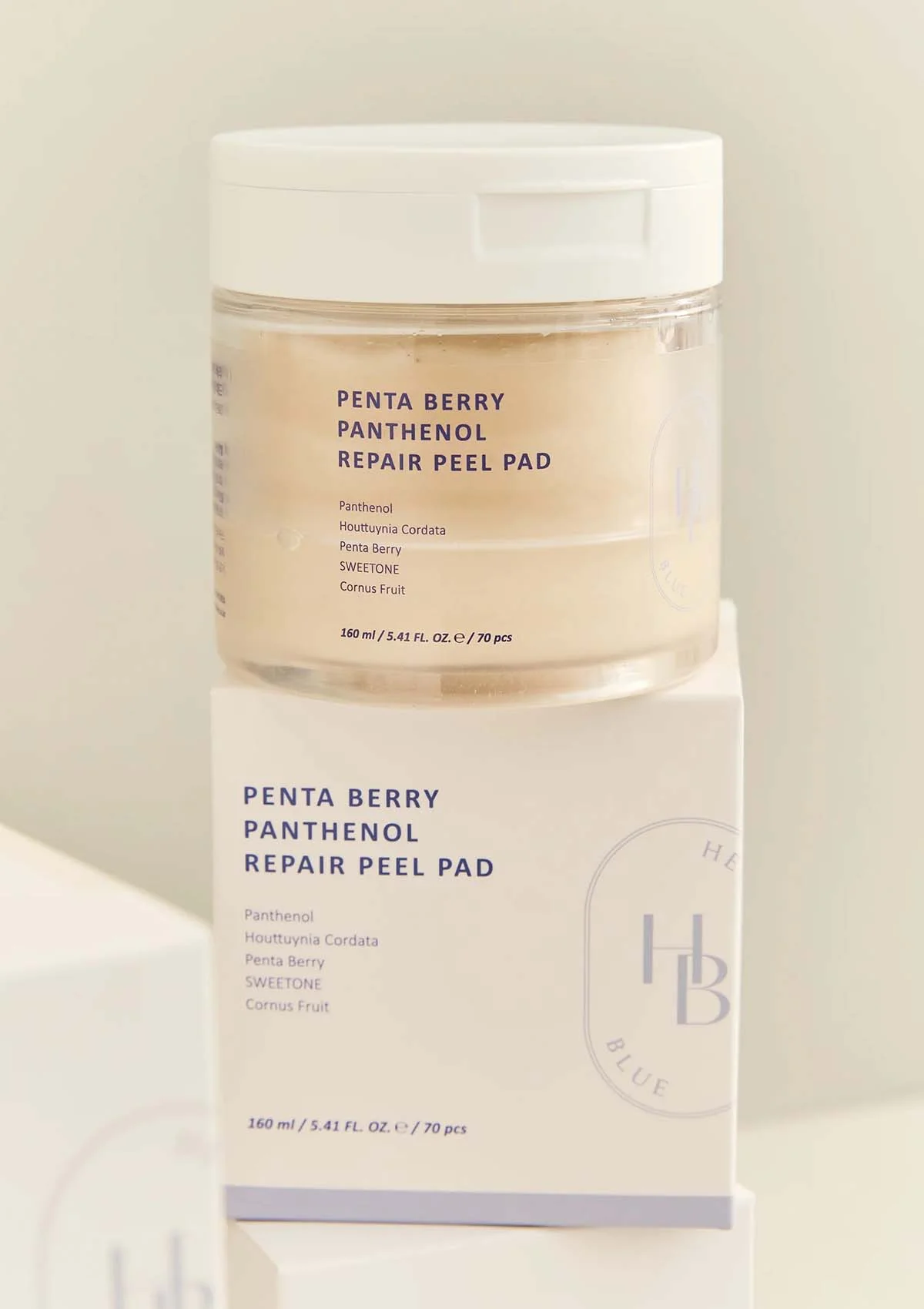[HEVEBLUE] Penta Berry Panthenol Repair Peel Pad 160ml (1 Box = 160ml x 70 pad) - Image 4