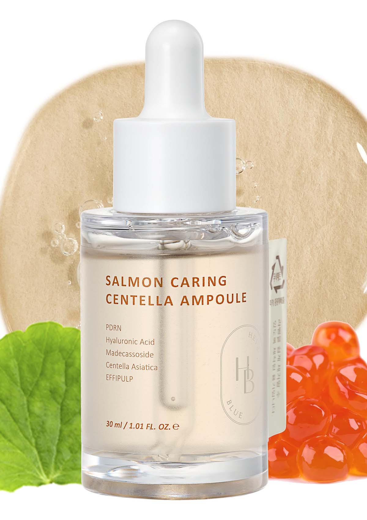 [HEVEBLUE] Salmon Caring Centella Ampoule 30ml - Image 3