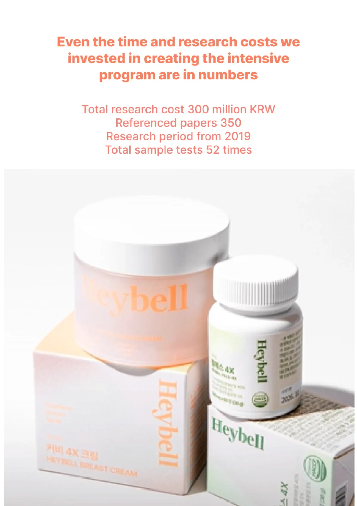 [HEYBELL] Cur.B 4X Breast Cream 100ml | Pills 4X (1 Box = 600mg x 60 Tablets) - Image 22