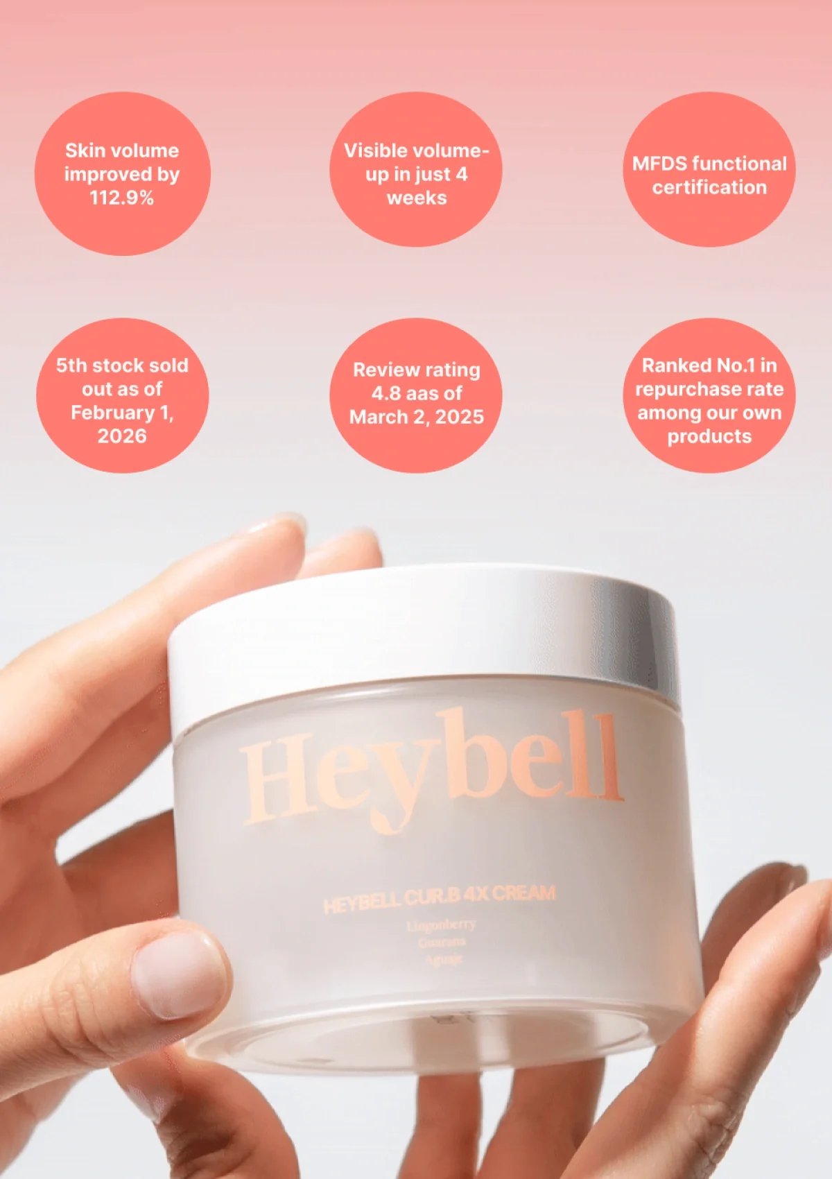 [HEYBELL] Cur.B 4X Breast Cream 100ml | Pills 4X (1 Box = 600mg x 60 Tablets) - Image 26