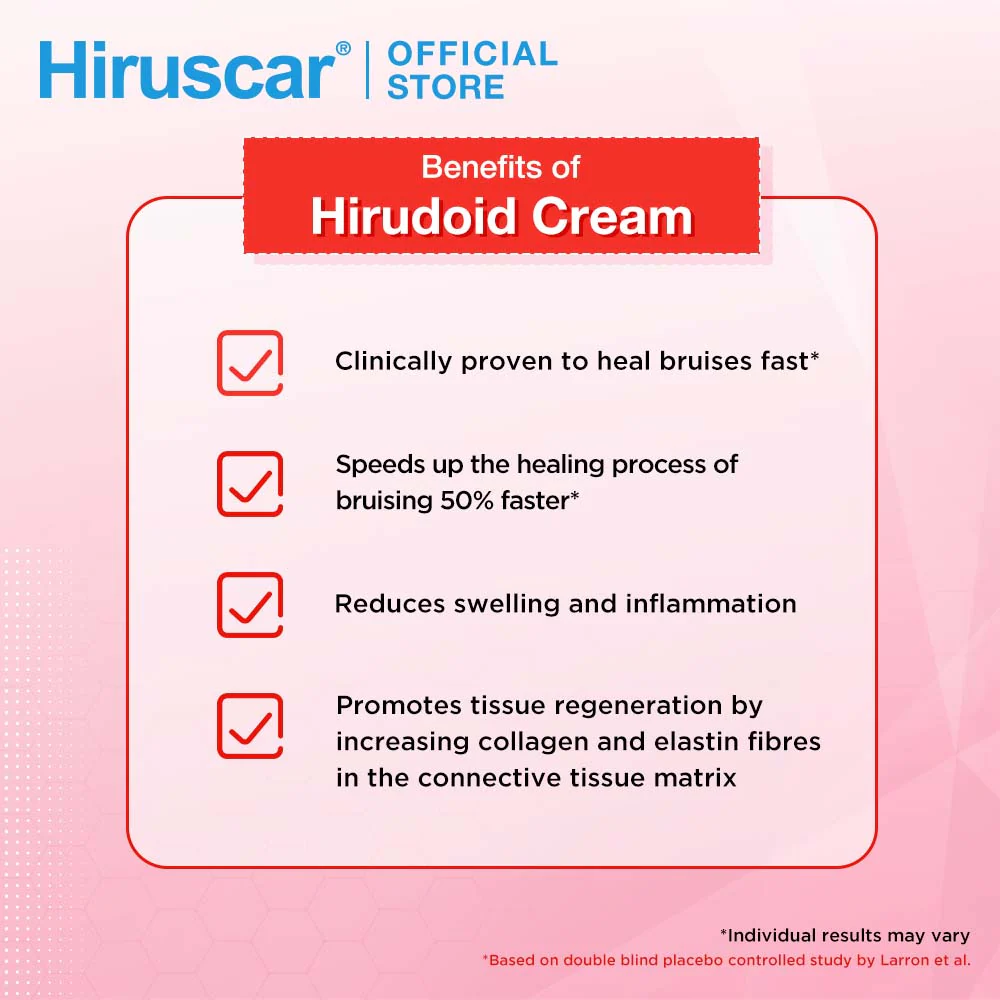 [HIRUSCAR] Hirudoid Forte Cream 40g | Spider Veins Treatment - Image 3
