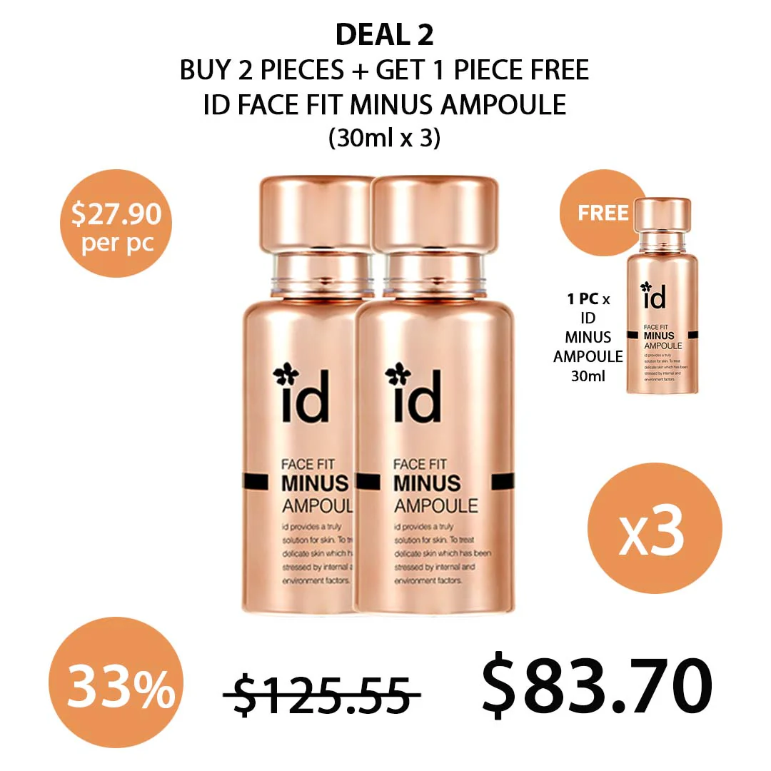 [ID.AZ] Face Fit Minus Ampoule 30ml - Image 5