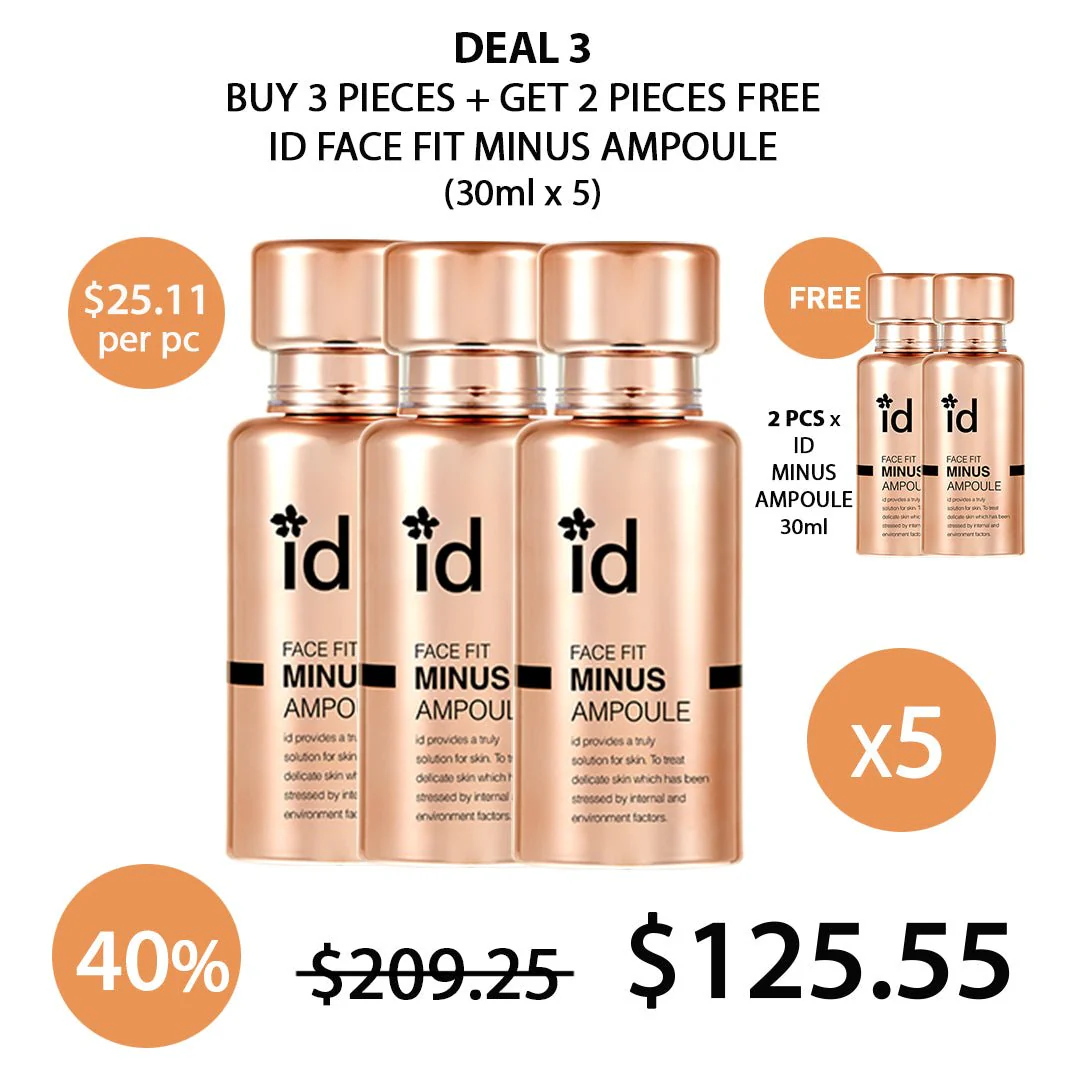 [ID.AZ] Face Fit Minus Ampoule 30ml - Image 6