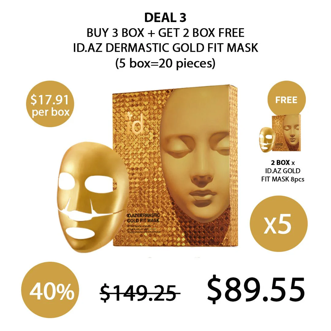 [ID.AZ] Plaster Mask, Gold fit Mask, Bright fit Mask, Water Fit mask - Image 11