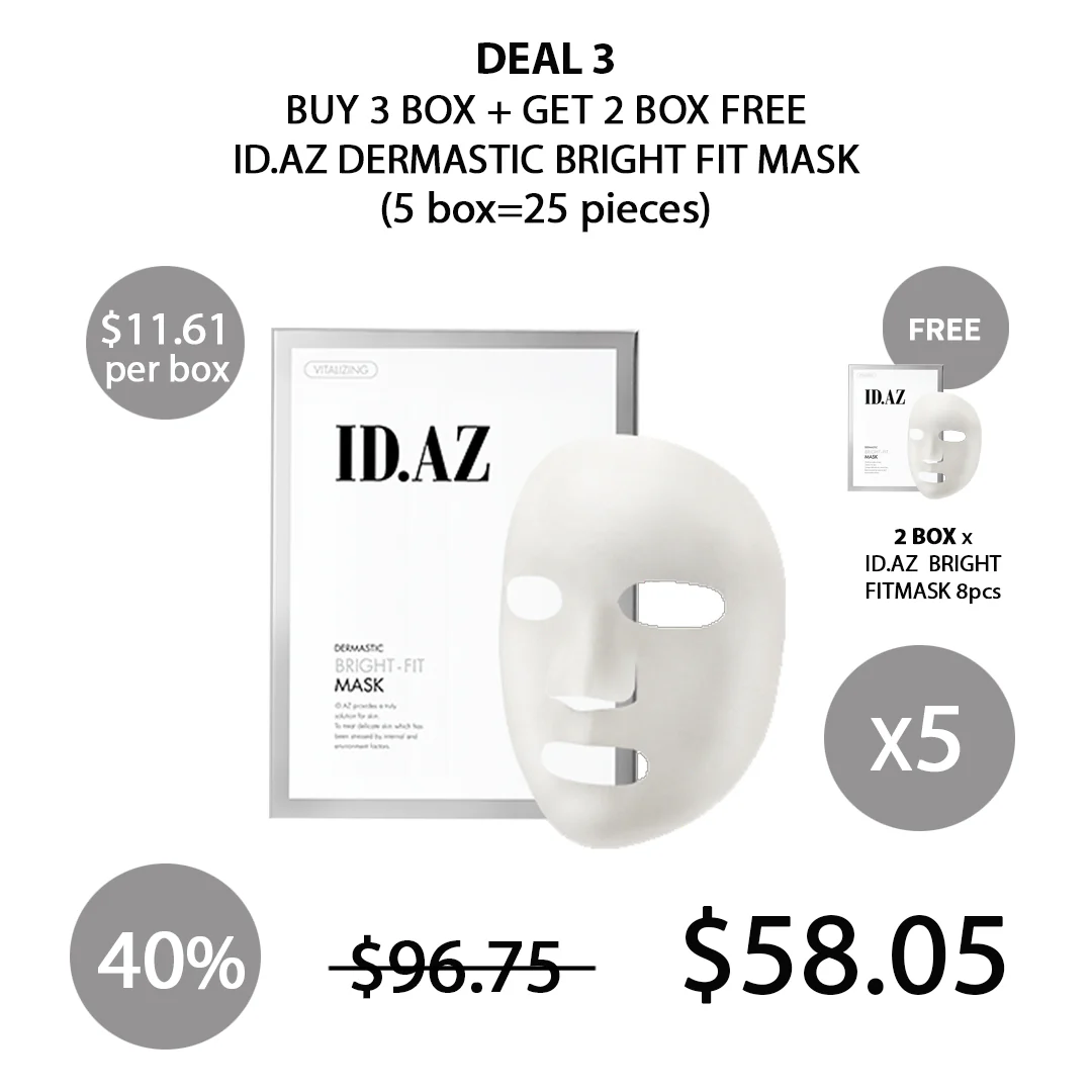 [ID.AZ] Plaster Mask, Gold fit Mask, Bright fit Mask, Water Fit mask - Image 17