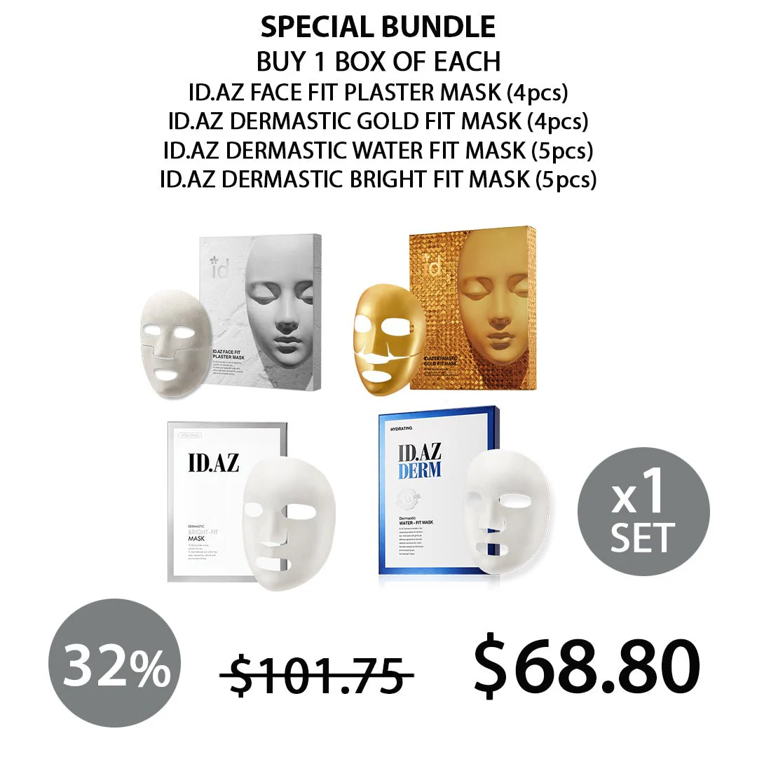 [ID.AZ] Plaster Mask, Gold fit Mask, Bright fit Mask, Water Fit mask - Image 5