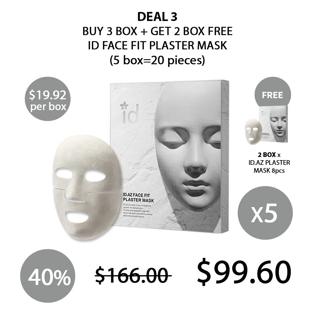 [ID.AZ] Plaster Mask, Gold fit Mask, Bright fit Mask, Water Fit mask - Image 8