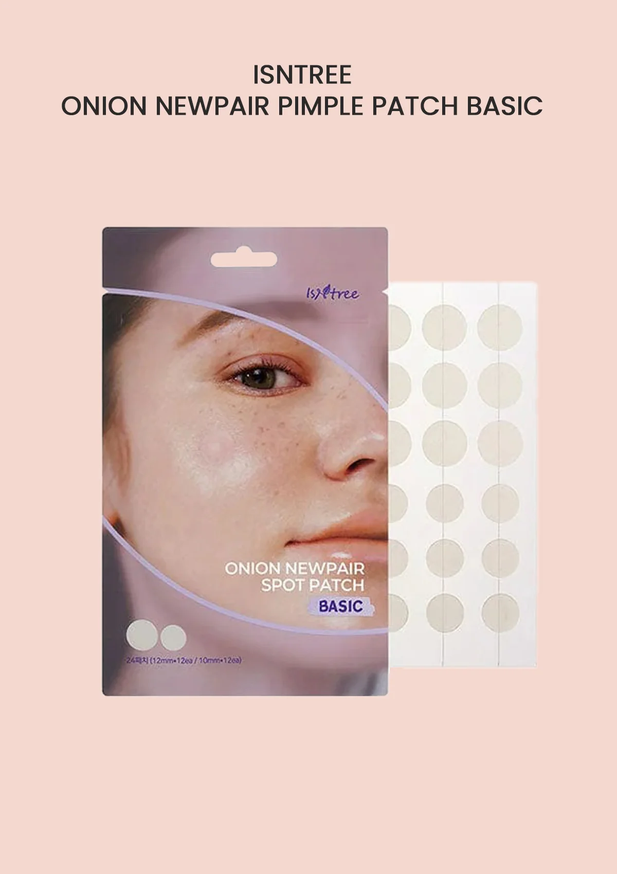 [ISNTREE] Onion Newpair Pimple Patch Basic (1 Box = 24 Patches)