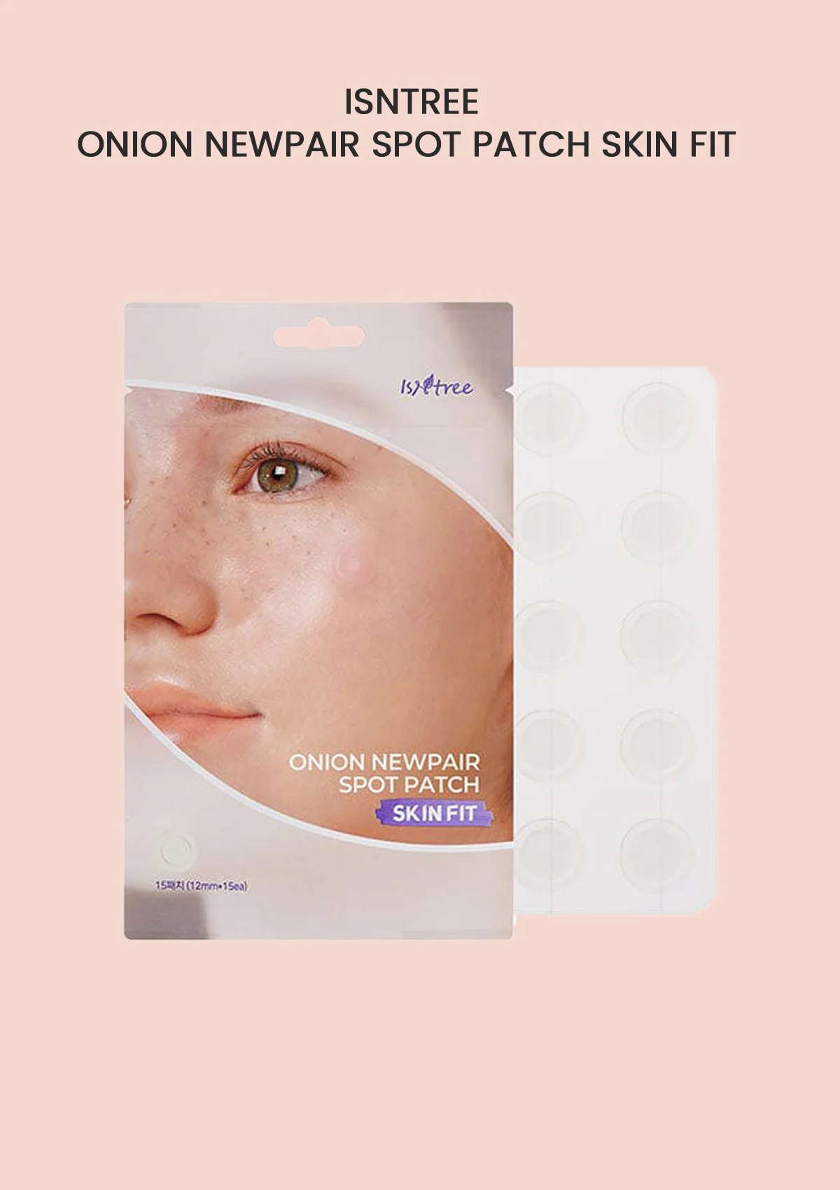 [ISNTREE] Onion Newpair Spot Patch Skin Fit  (1 Box = 15 Patches)