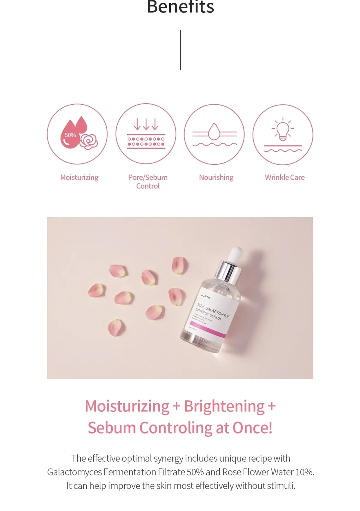[iUNIK] Rose Galactomyces Synergy Serum 50ml - Image 6