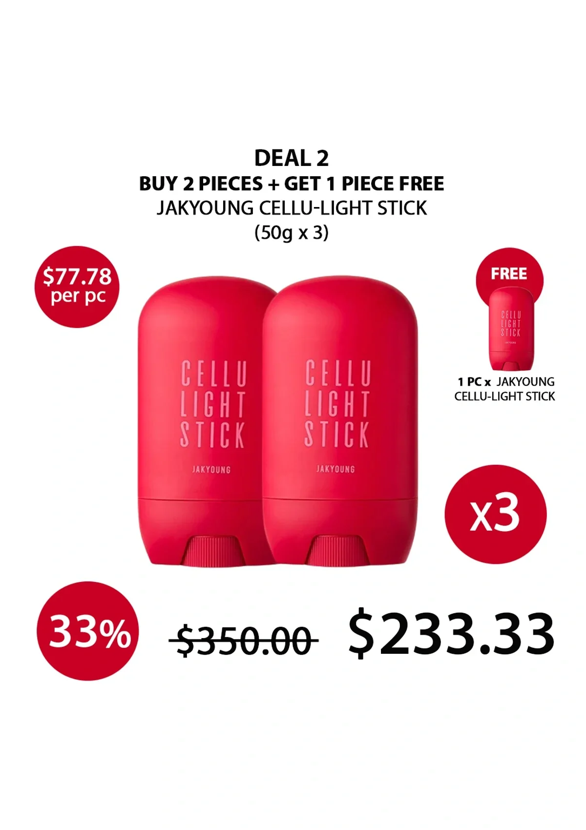 [JAKYOUNG] Cellu-Light Stick 50g - Image 24