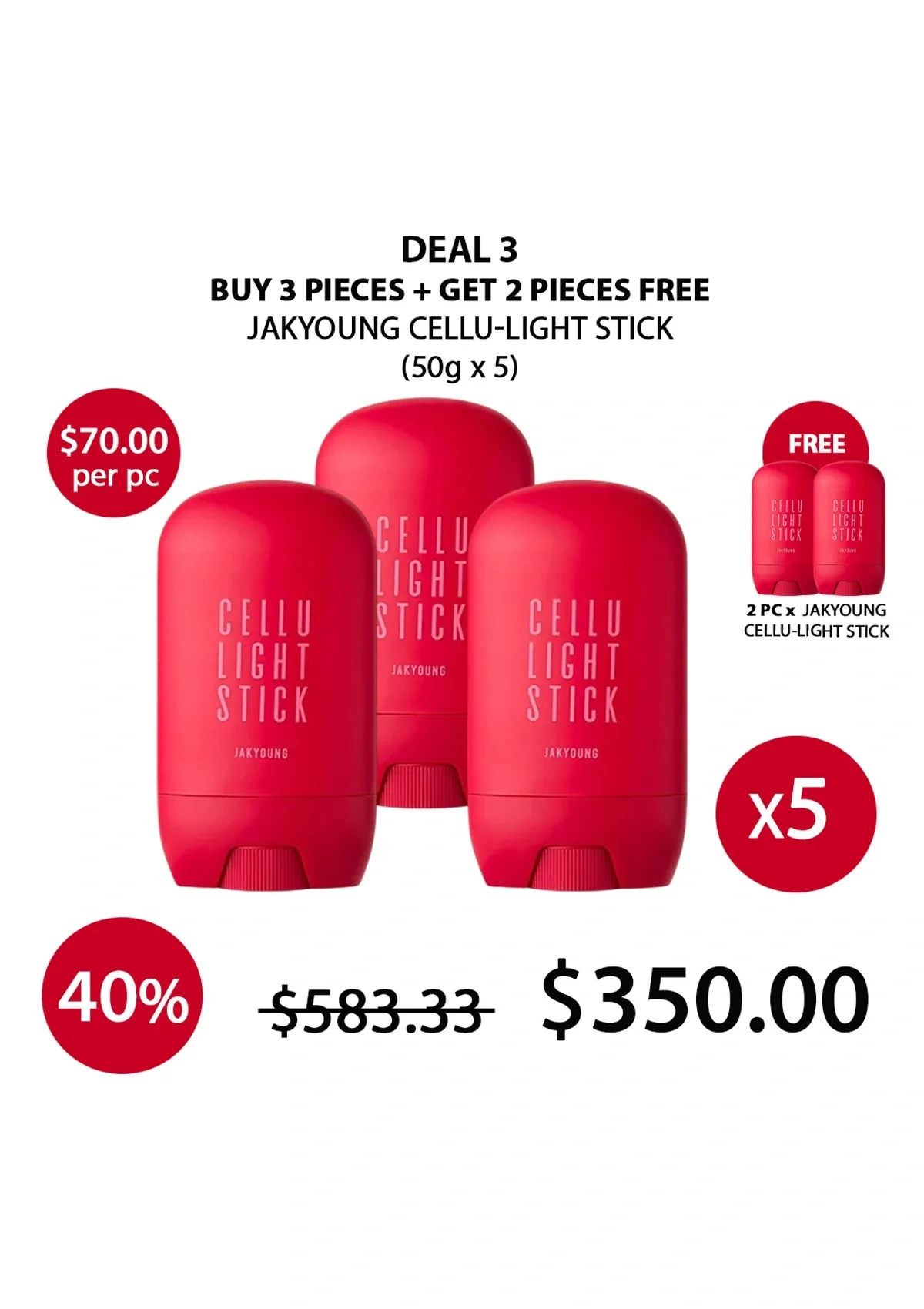 [JAKYOUNG] Cellu-Light Stick 50g - Image 25