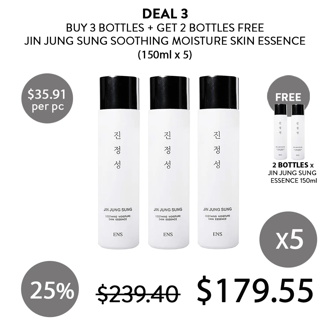 [JIN JUNG SUNG] Soothing Moisture Skin Essence 150ml - Image 5