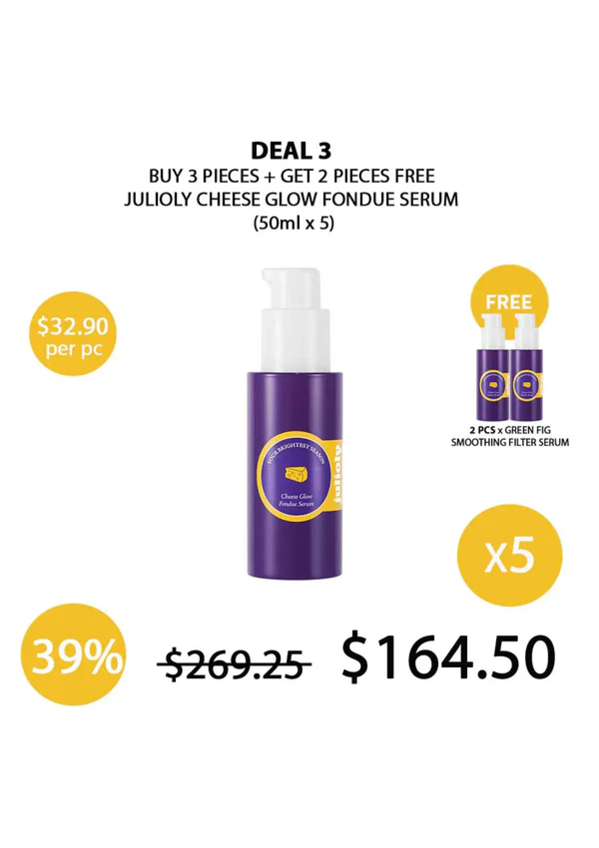 [JULIOLY] Cheese Glow Fondue Serum 50ml - Image 26