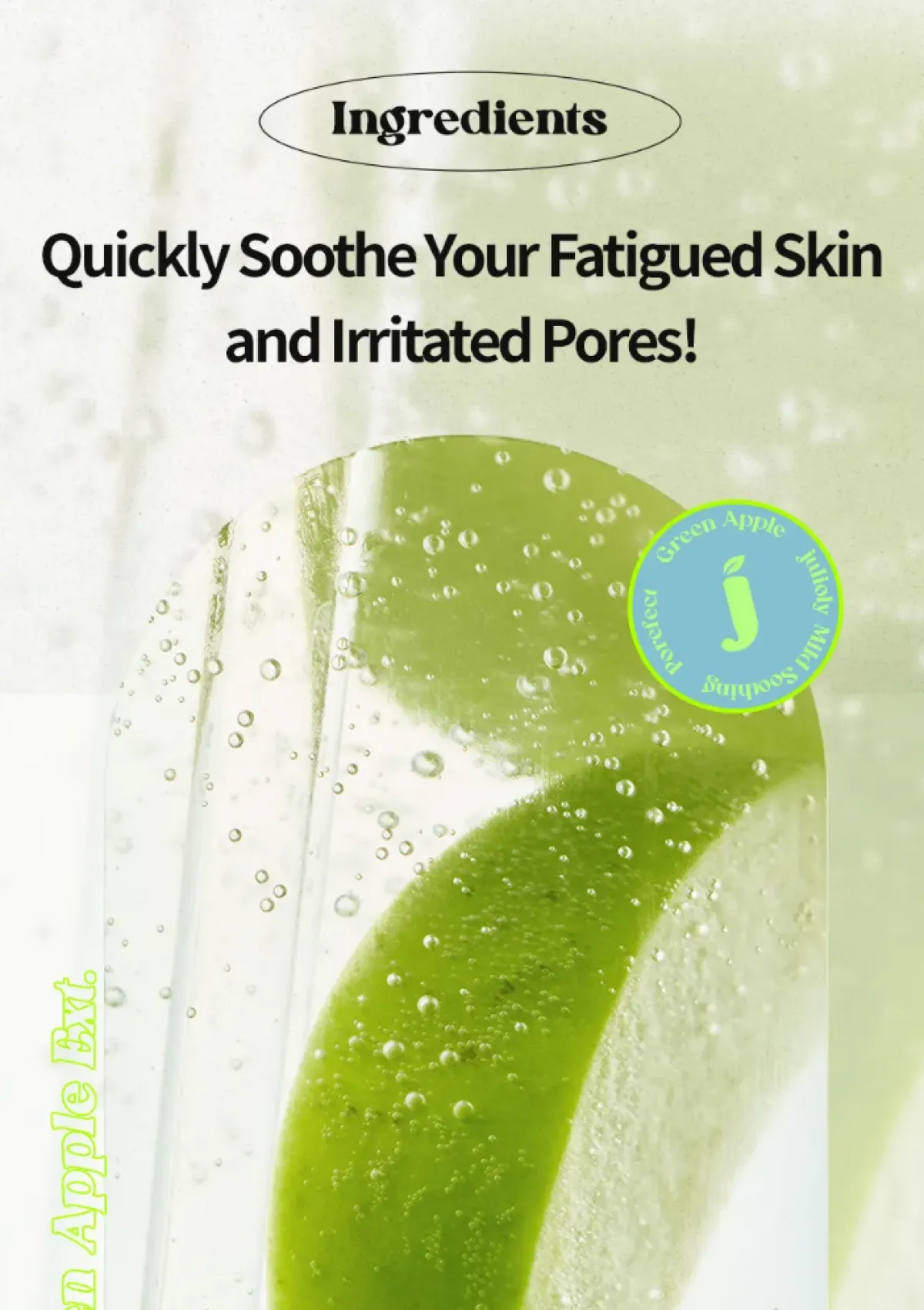 [JULIOLY] Green Apple Porefect Soothing Serum 50ml - Image 9