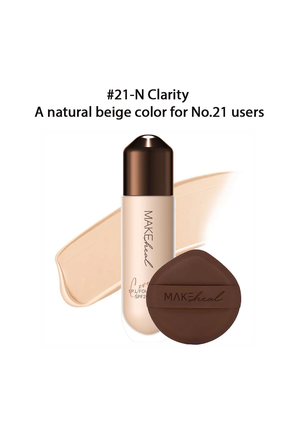 [MAKEHEAL] 1.P.L Foundaiser Foundation SPF20 PA++ | Cloud Pang Pang Puff - Image 13