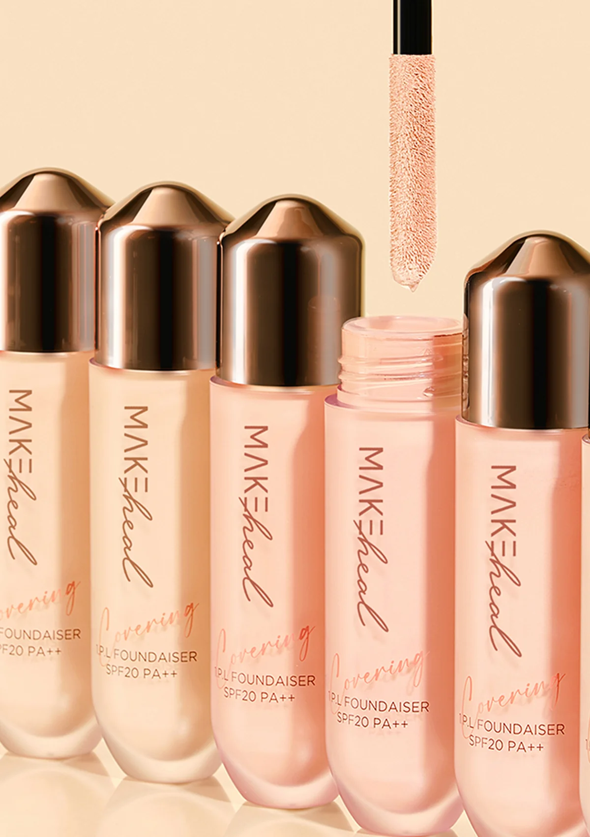 [MAKEHEAL] 1.P.L Foundaiser Foundation SPF20 PA++ | Cloud Pang Pang Puff - Image 5