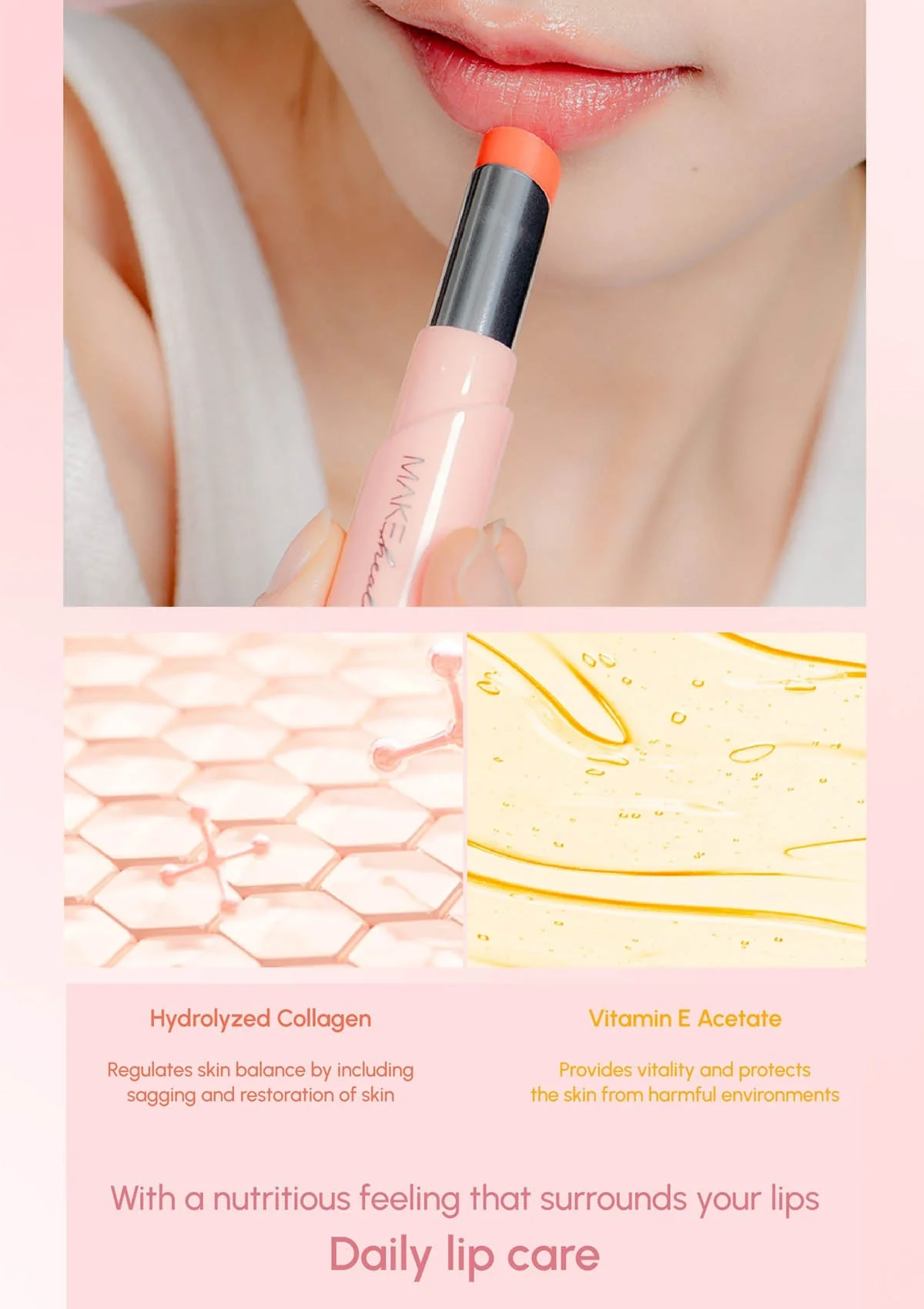 [MAKEHEAL] Collagen Tint Lip Glow 4.5g - Image 12