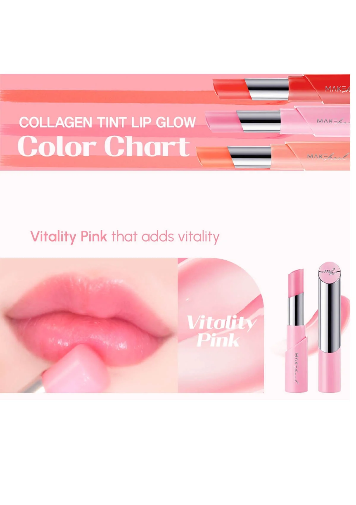 [MAKEHEAL] Collagen Tint Lip Glow 4.5g - Image 13