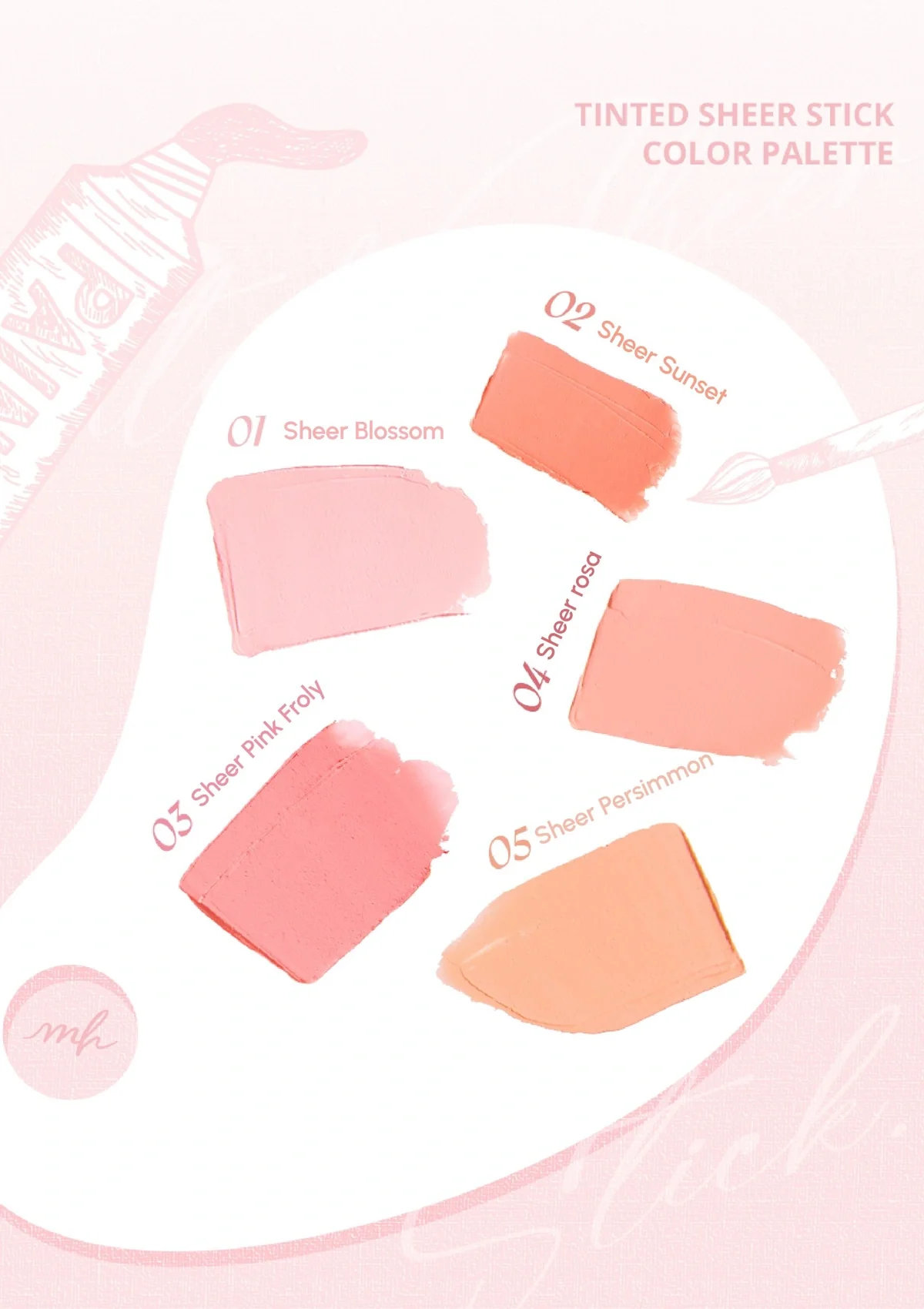 [MAKEHEAL] Tinted Sheer Stick 6g - Image 5