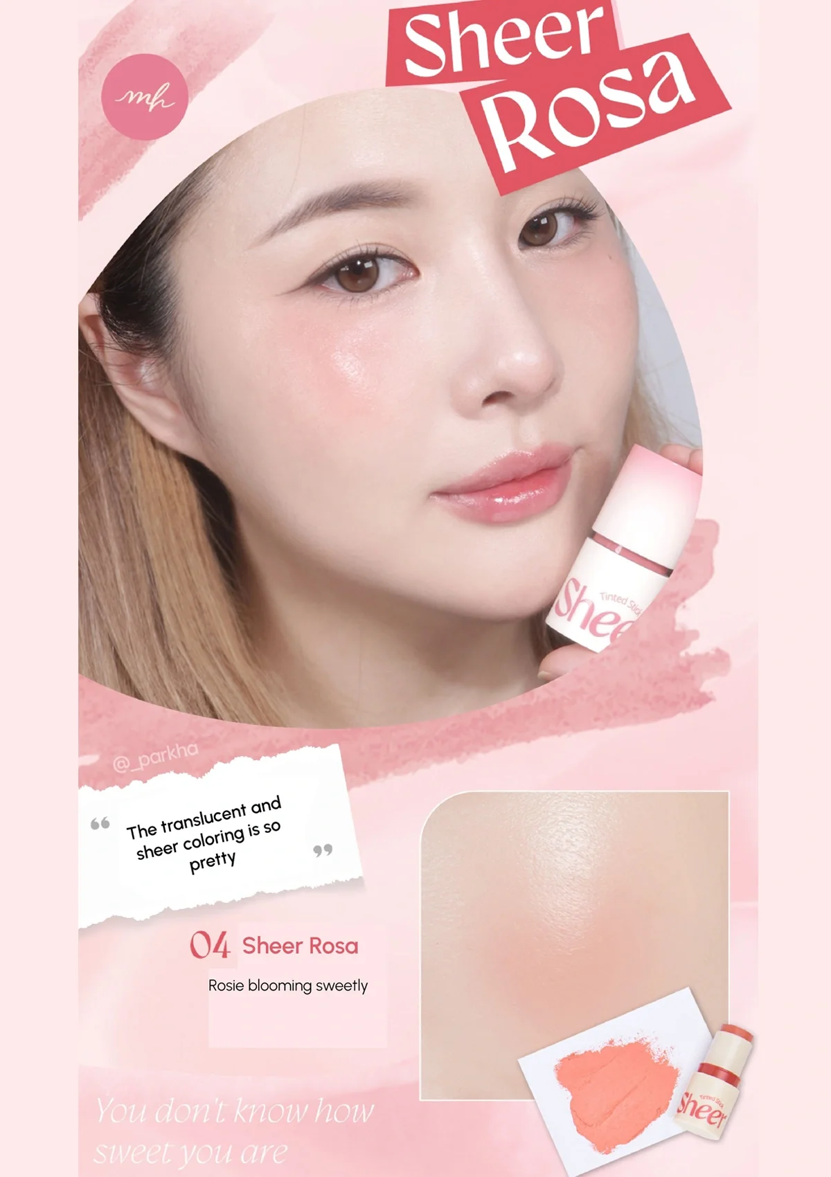 [MAKEHEAL] Tinted Sheer Stick 6g - Image 9