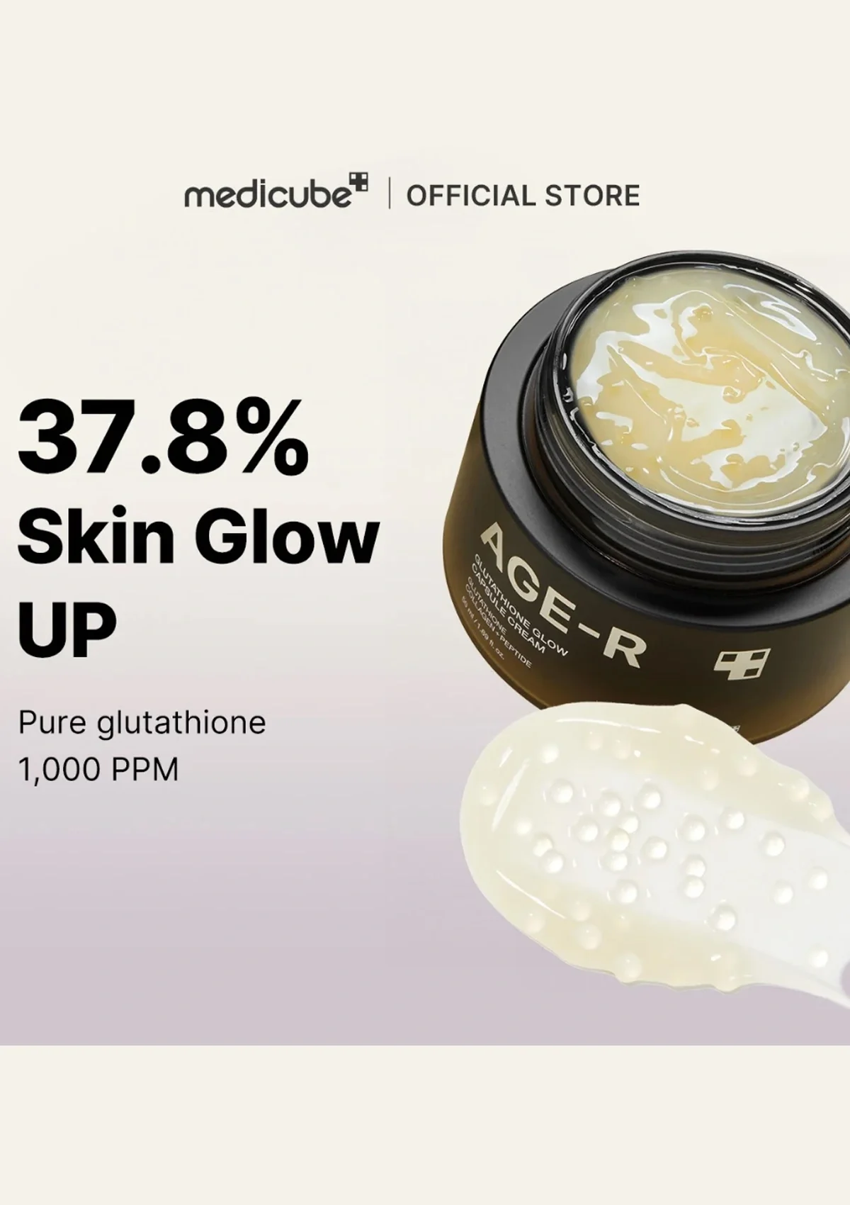 [MEDICUBE] Age-R Glutathione Glow Capsule Cream 50ml - Image 3