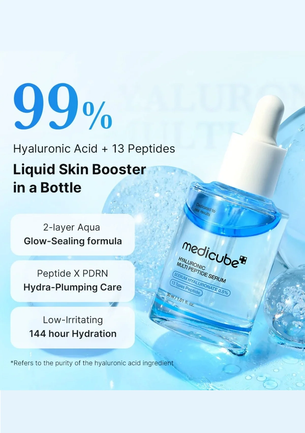 [MEDICUBE] Hyaluronic Multi Peptide Serum 30ml - Image 4