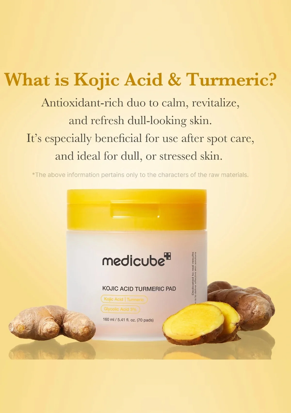 [MEDICUBE] Kojic Acid Turmeric Pad 160ml (70 Pads) - Image 8