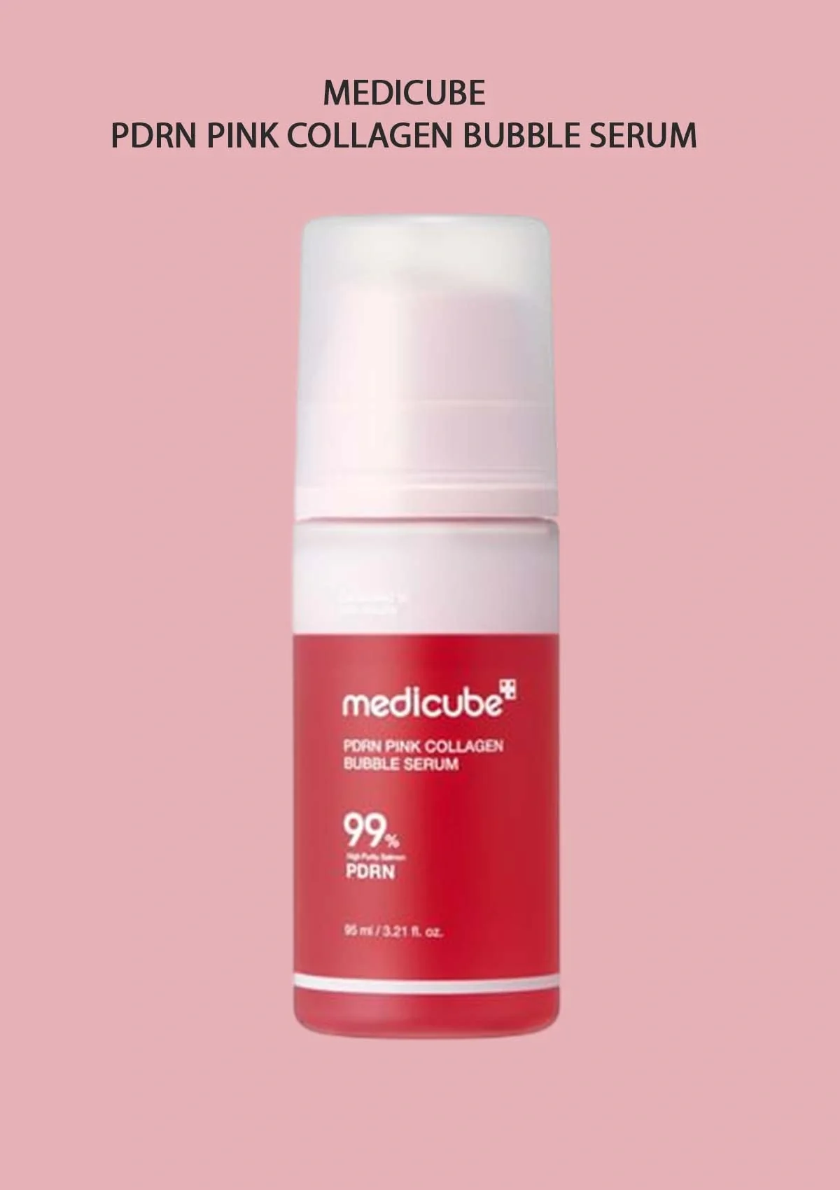 [MEDICUBE] PDRN Pink Collagen Bubble Serum 95ml