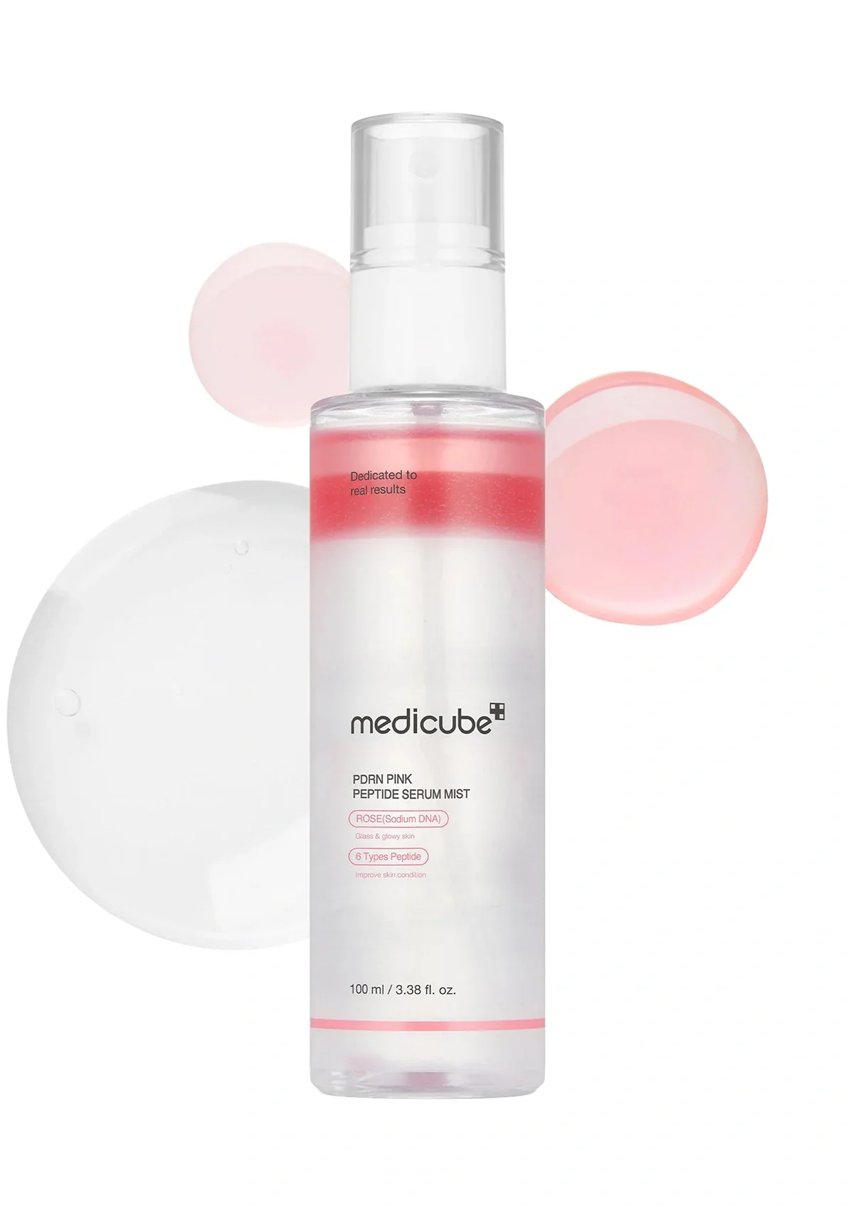[MEDICUBE] PDRN Pink Glutathione Serum Mist 100ml - Image 8