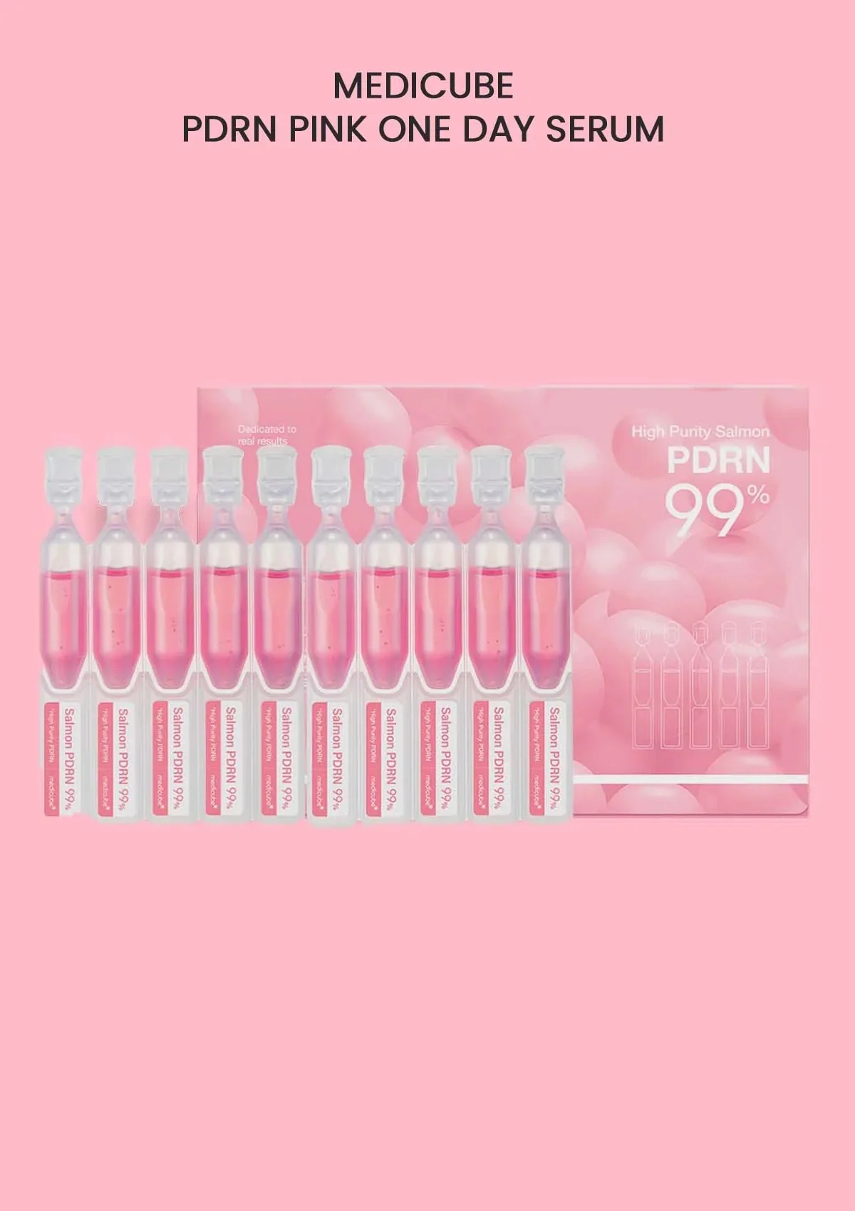 [MEDICUBE] PDRN Pink One Day Serum (1 Box = 1.5ml x 10 Piece)