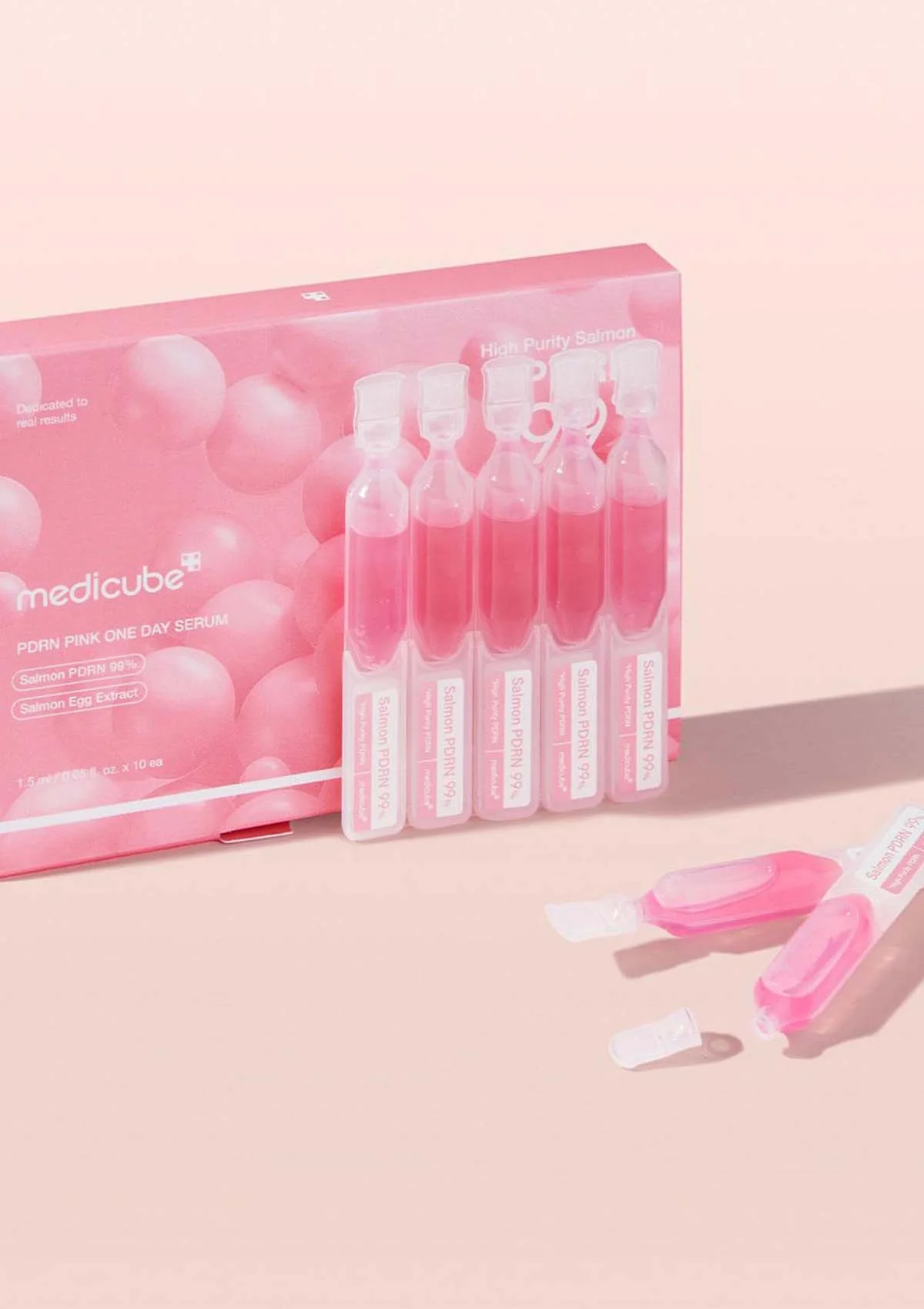 [MEDICUBE] PDRN Pink One Day Serum (1 Box = 1.5ml x 10 Piece) - Image 2