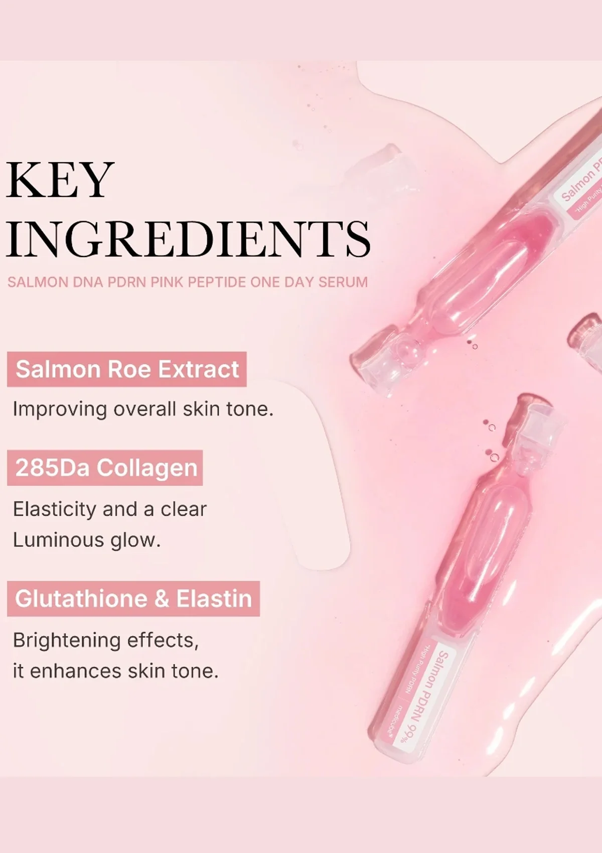[MEDICUBE] PDRN Pink One Day Serum (1 Box = 1.5ml x 10 Piece) - Image 9