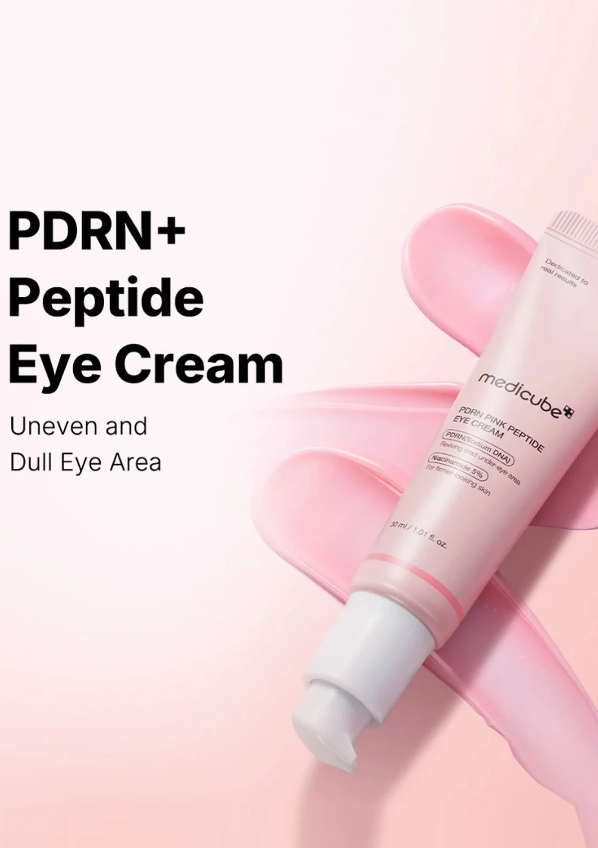 [MEDICUBE] PDRN Pink Peptide Eye Cream 30ml - Image 3