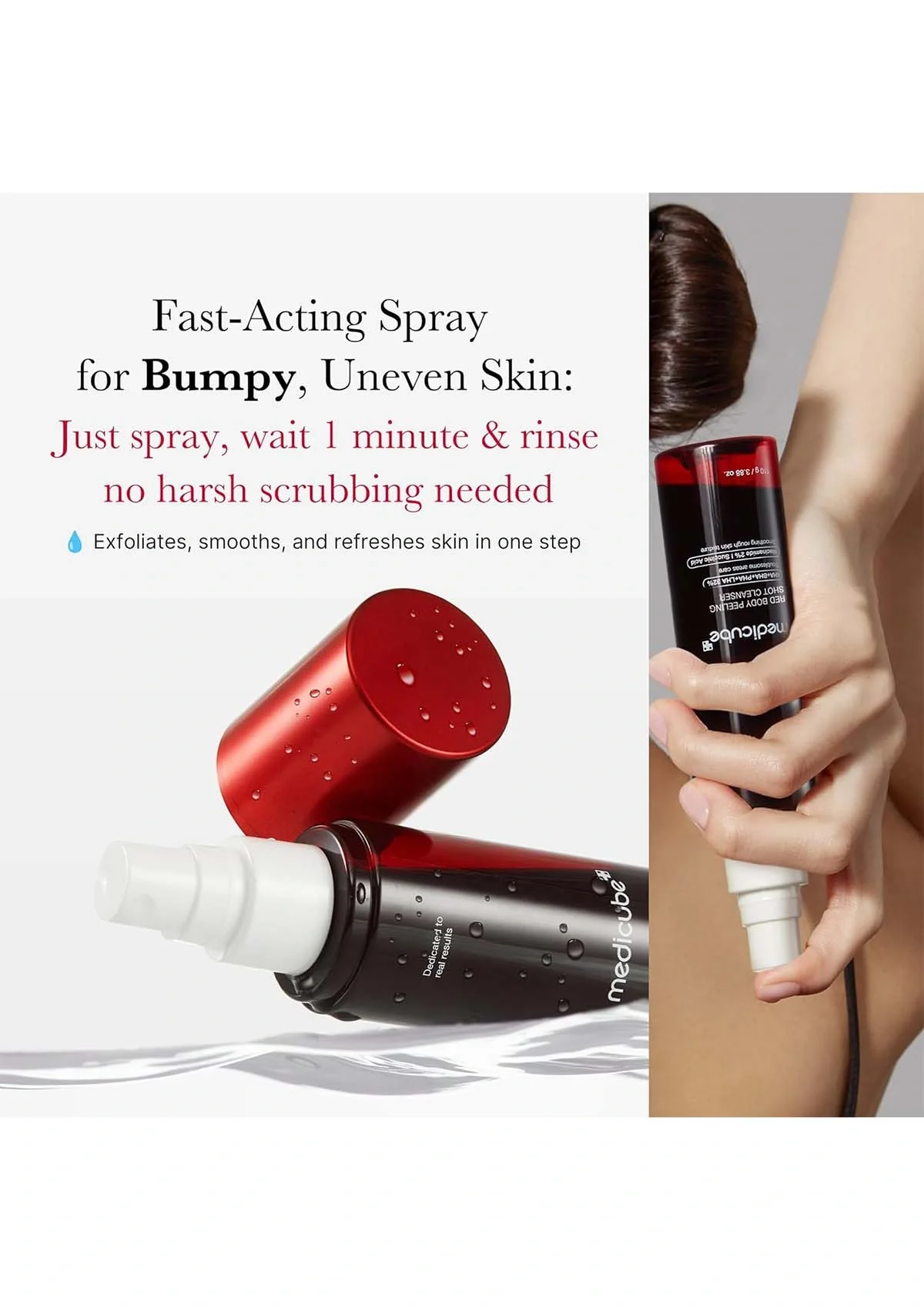 [MEDICUBE] Red Acne Body Peeling Shot Cleanser 110g - Image 4