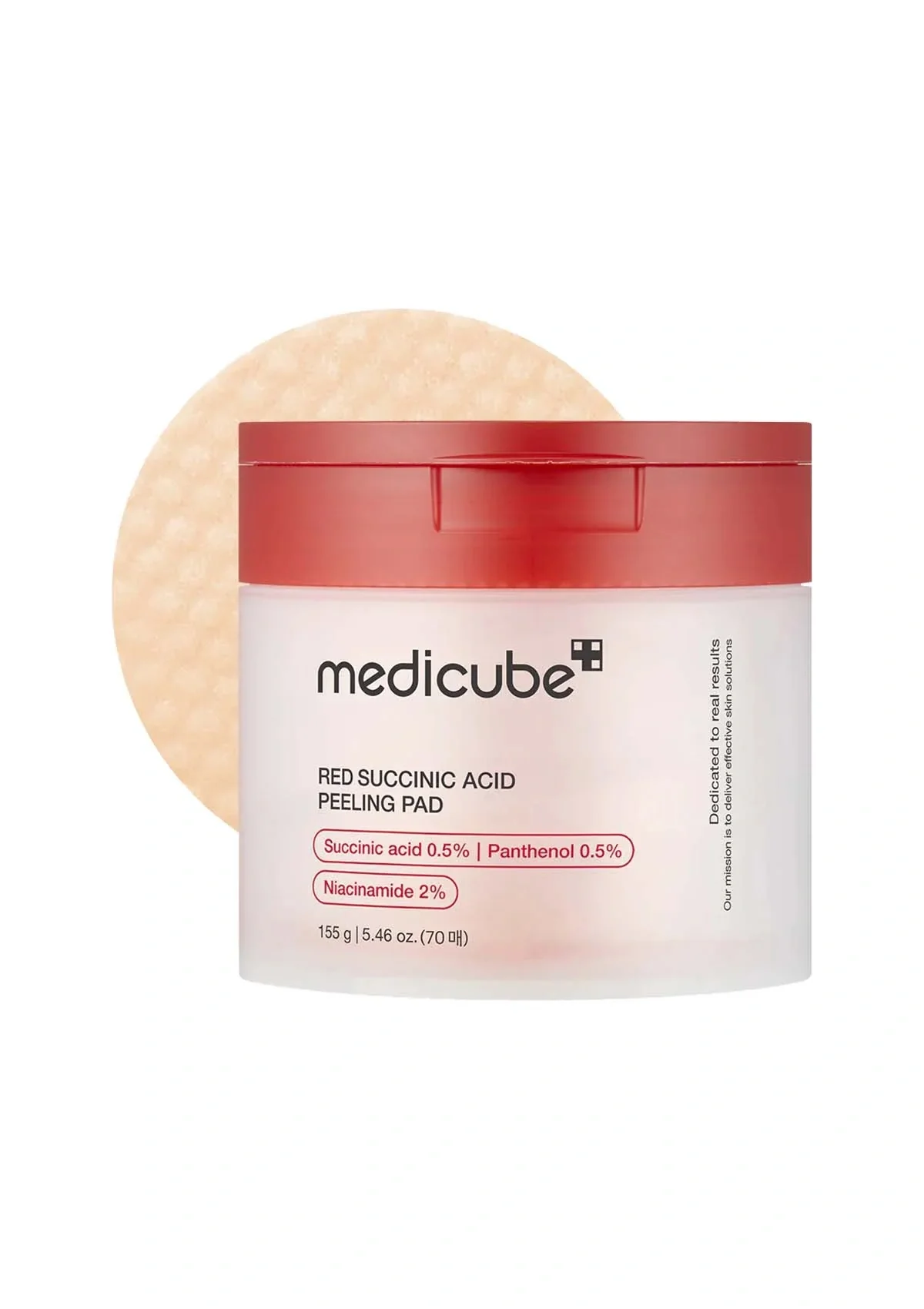 [MEDICUBE] Red Succinic Acid Peeling Pad (1 Box = 70 Pads) - Image 10