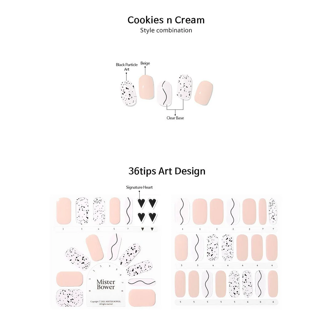 [Mister Bower] Volume Gel Nail - Cookies N Cream - Image 9