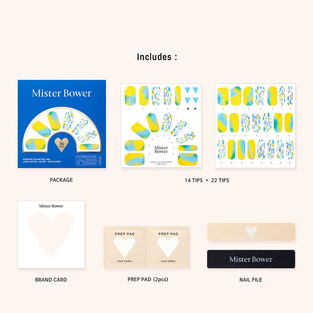 [Mister Bower] Volume Gel Nail - Lemon Slush - Image 11