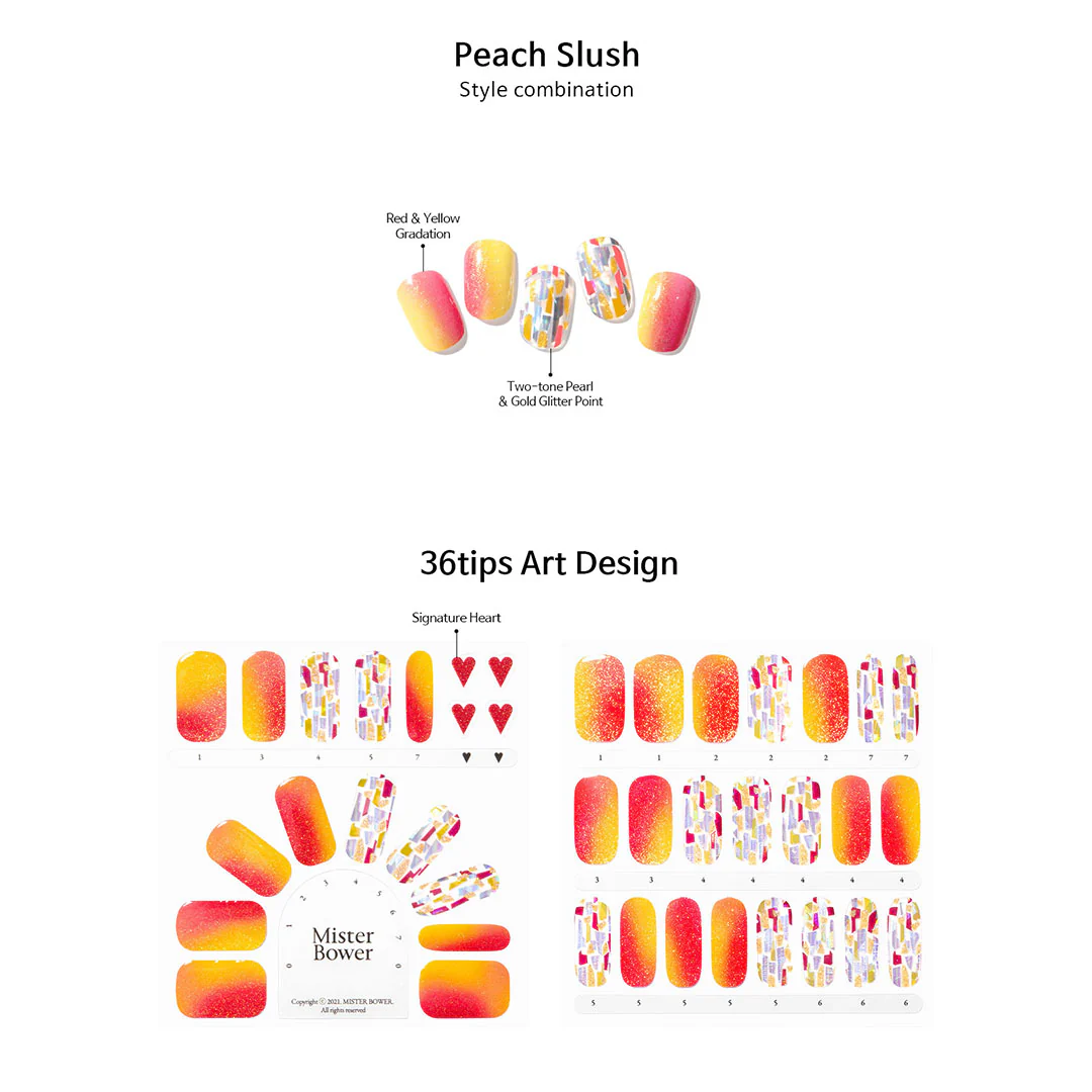 [Mister Bower] Volume Gel Nail - Peach Slush - Image 6
