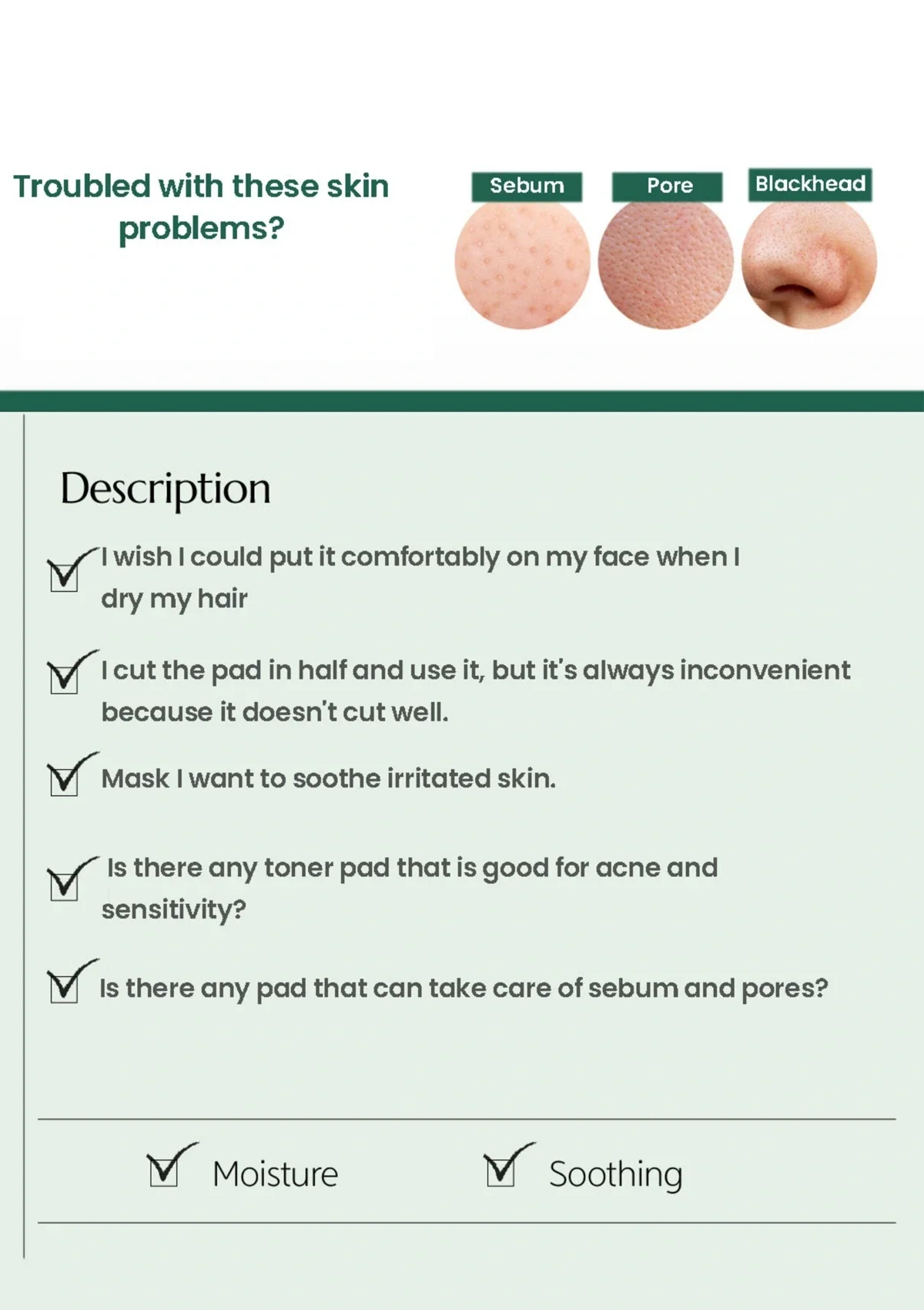 [MOLVANY] Artichoke Soothing Acne Pore Toner Pad 160ml (70 Pads) - Image 4