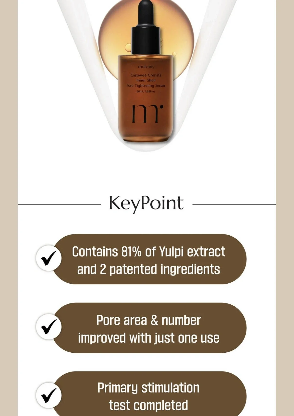 [MOLVANY] Castanea Crenata Inner Shell Pore Tightening Serum 50ml - Image 10