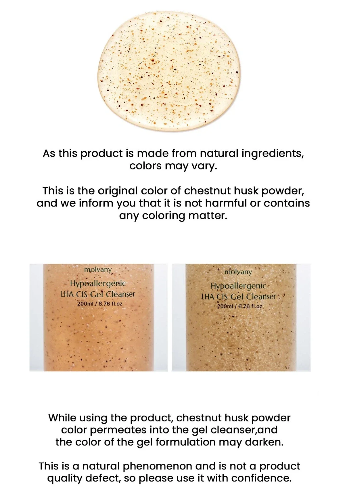 [MOLVANY] Hypoallergenic LHA CIS Gel Cleanser 200ml - Image 11