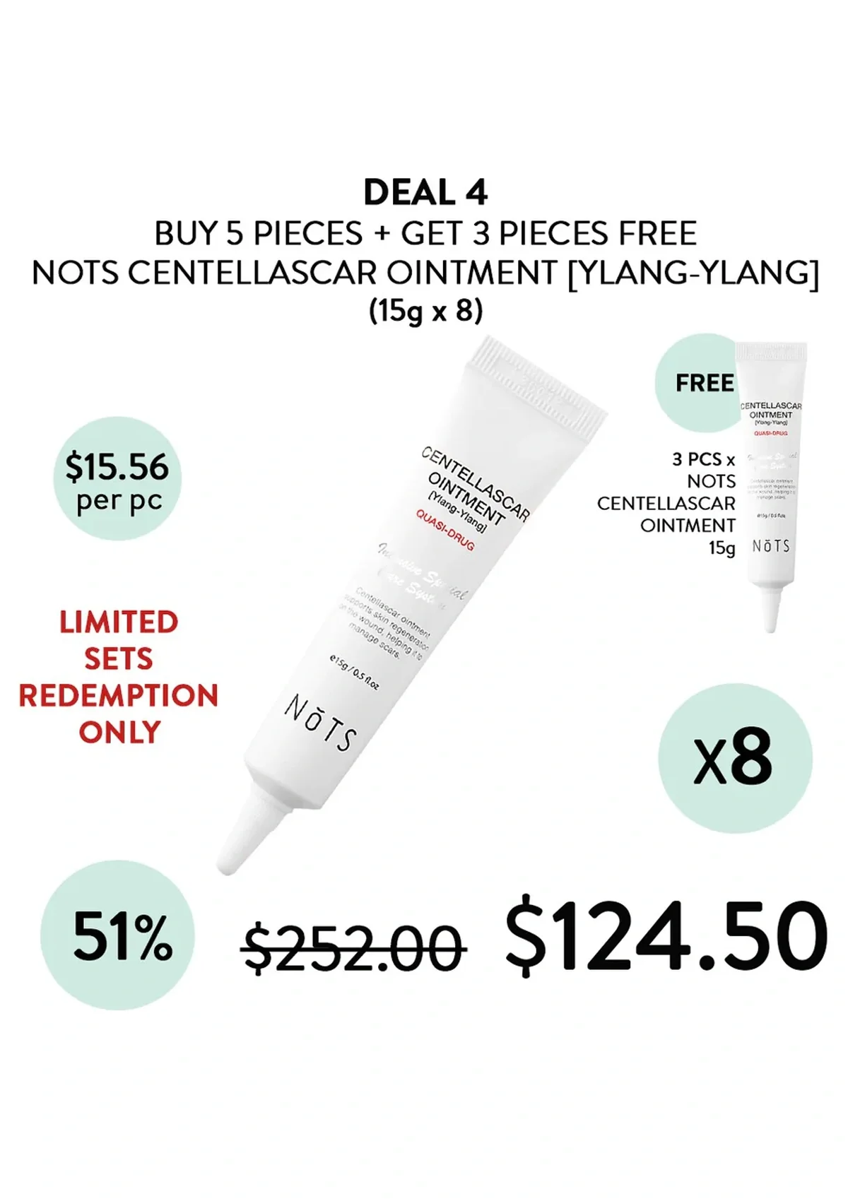 [NOTS] Centella Scar Ointment [Ylang-Ylang] 15g - Image 13