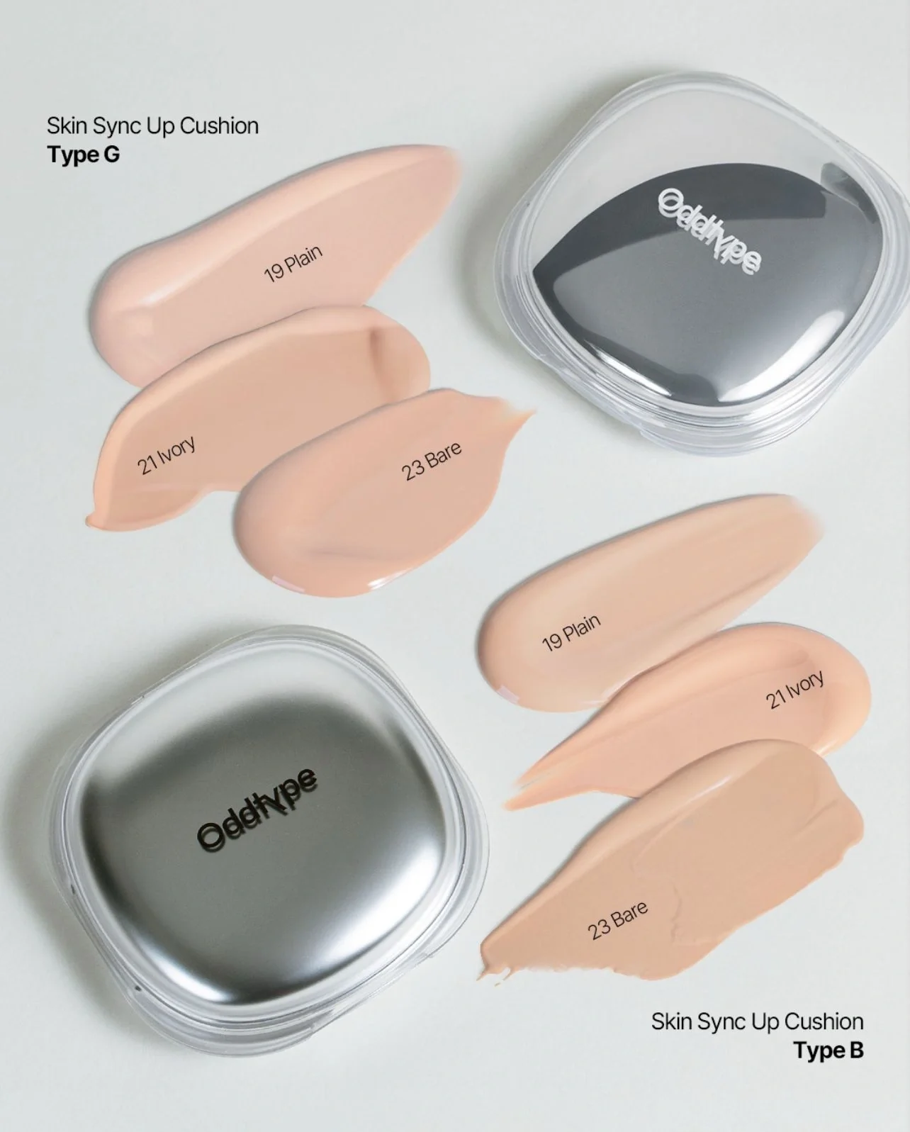 [ODDTYPE] Skin Sync Up Cushion  Type G SPF 50+ PA++++ 12g - Image 2