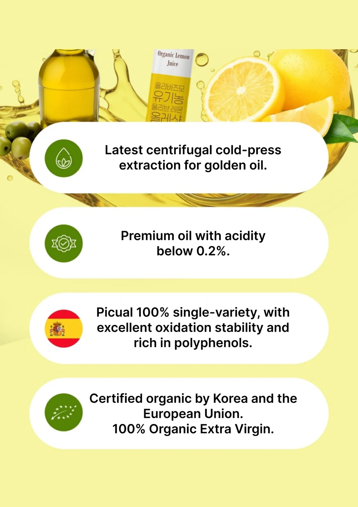 [OLIVAZUMO] Organic Olive Lemon Oleshot (1 Box = 20g x 14 Sticks) - Image 13