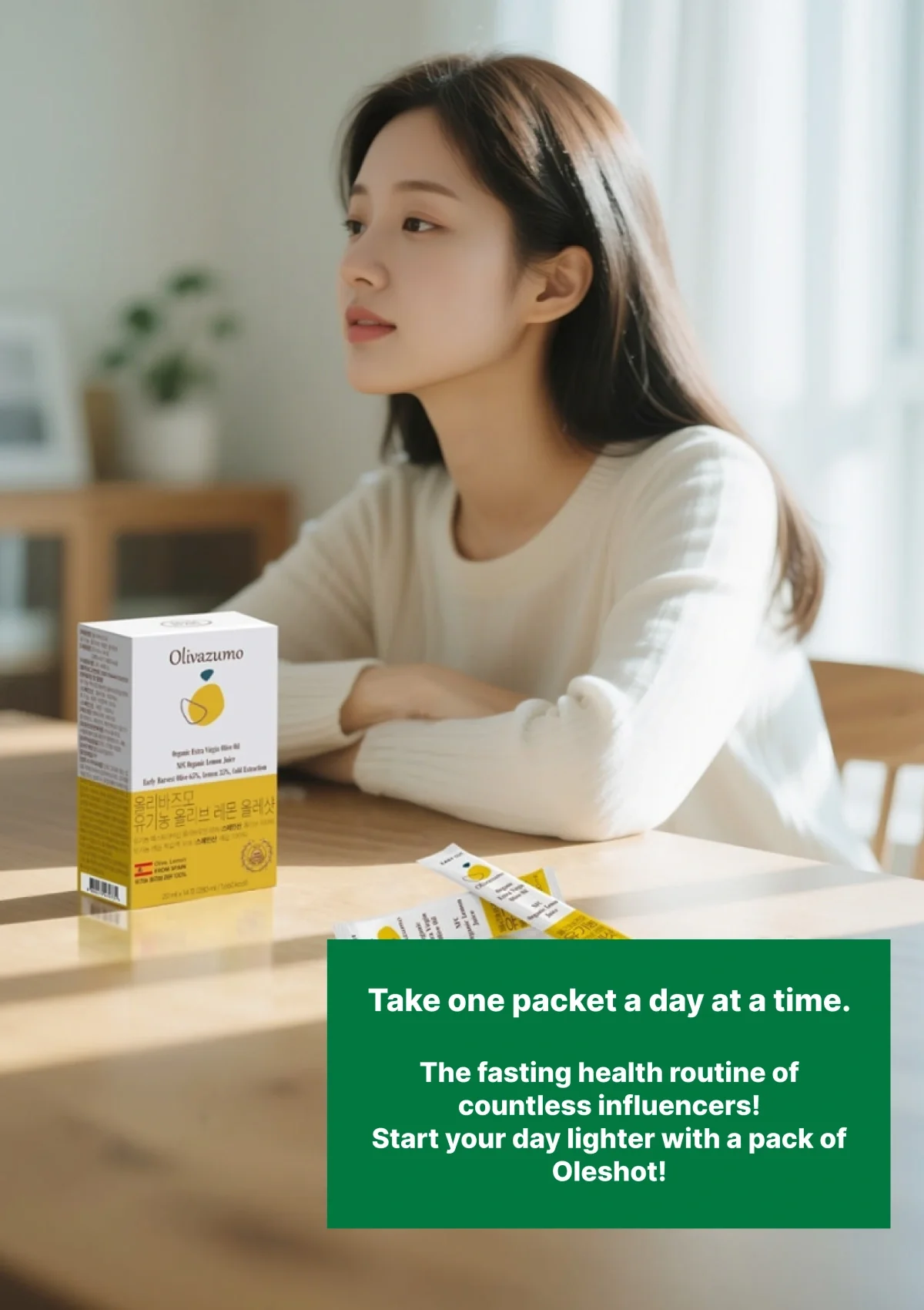 [OLIVAZUMO] Organic Olive Lemon Oleshot (1 Box = 20g x 14 Sticks) - Image 5