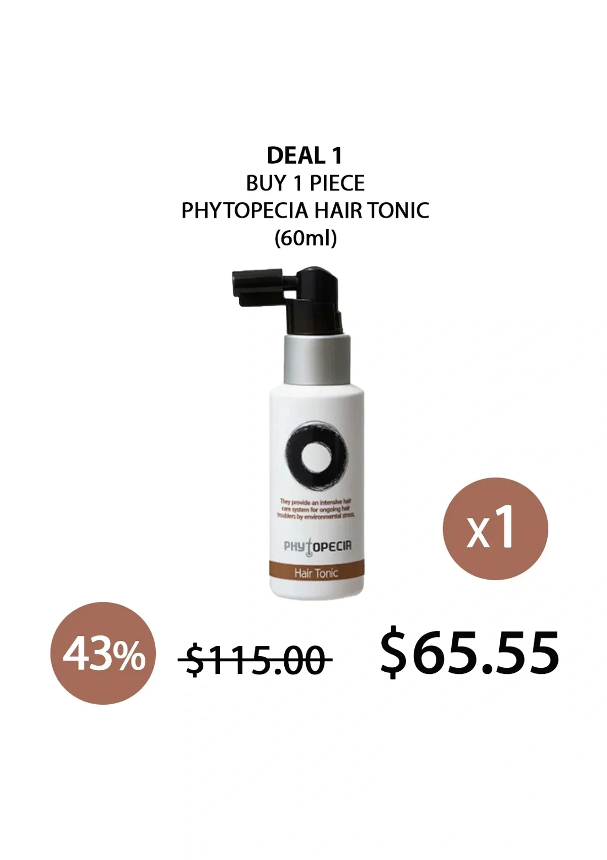 [PHYTOPECIA] Hair Tonic 60ml - Image 14