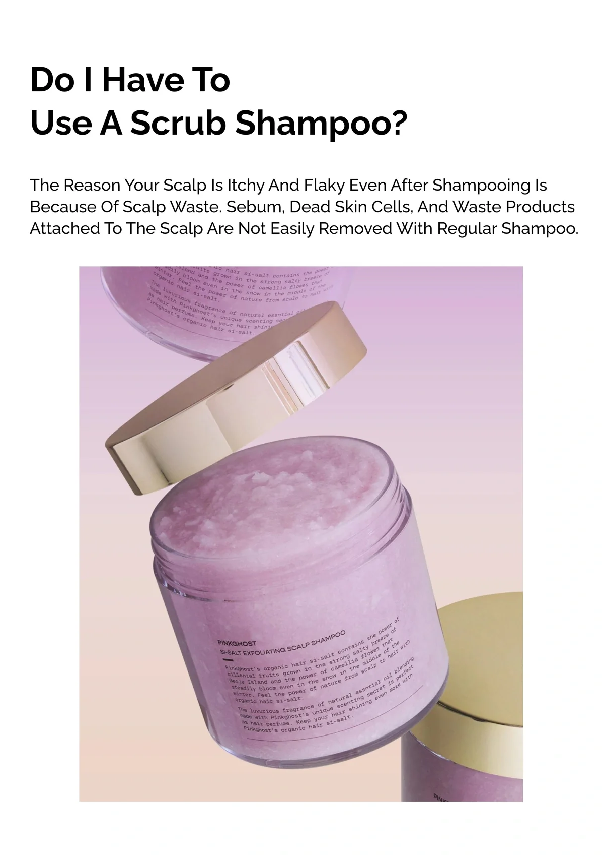 [PINKGHOST] Si-Salt Exfoliating Scalp Shampoo 270ml - Image 6