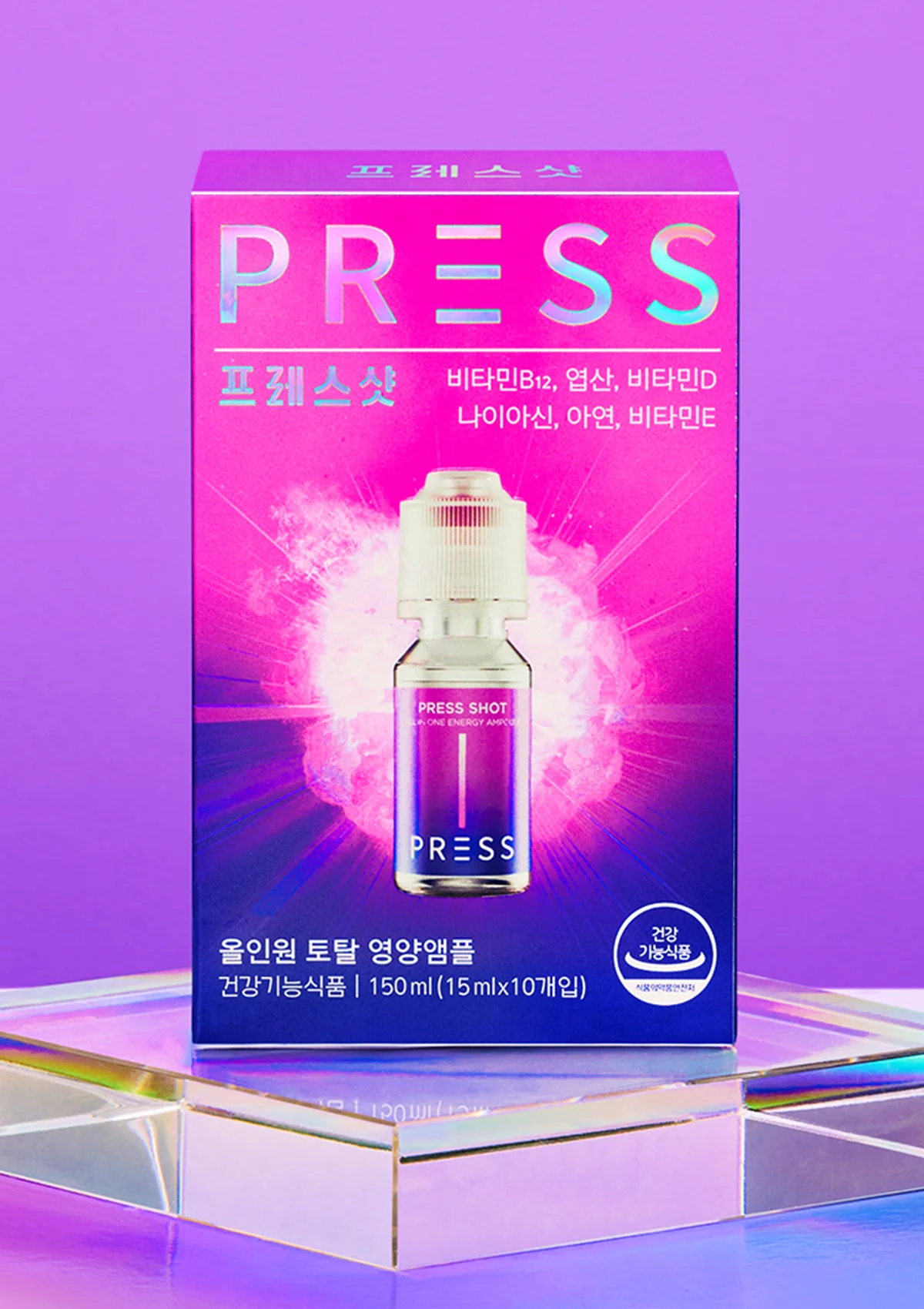 [PRESS SHOT] All-In-One Energy Ampoule (1 Box = 15ml x 10 Bottles) - Image 17