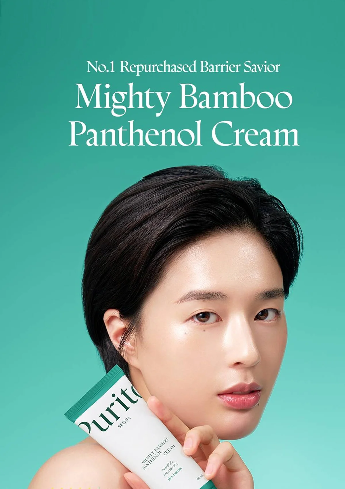 [PURITO SEOUL] Mighty Bamboo Panthenol Cream 100ml - Image 4